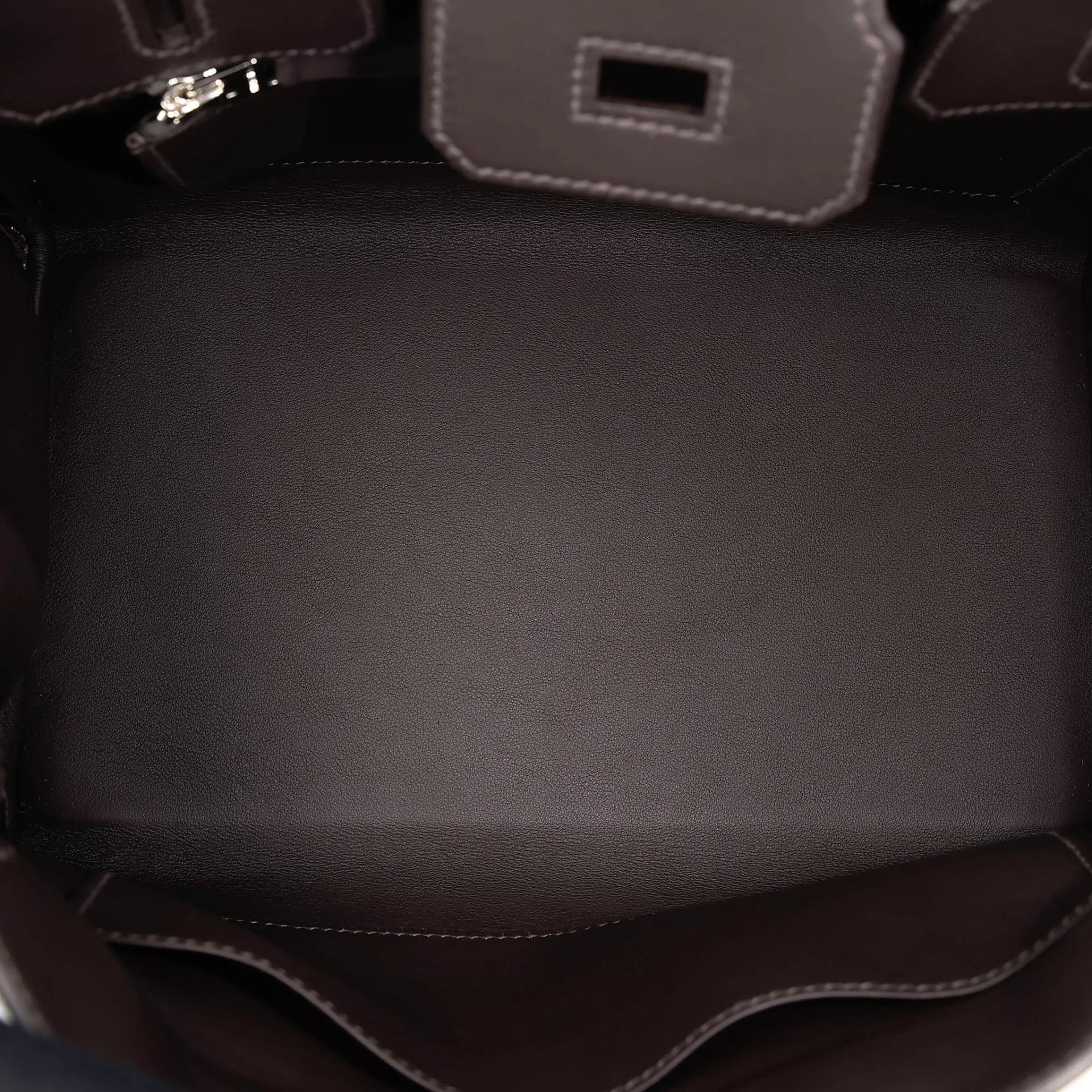 Brand New ( Rank N ) HERMÈS Birkin 25 Bai Brun（T3） Toile H canvas Swift Palladium hardware G (2026) - 14