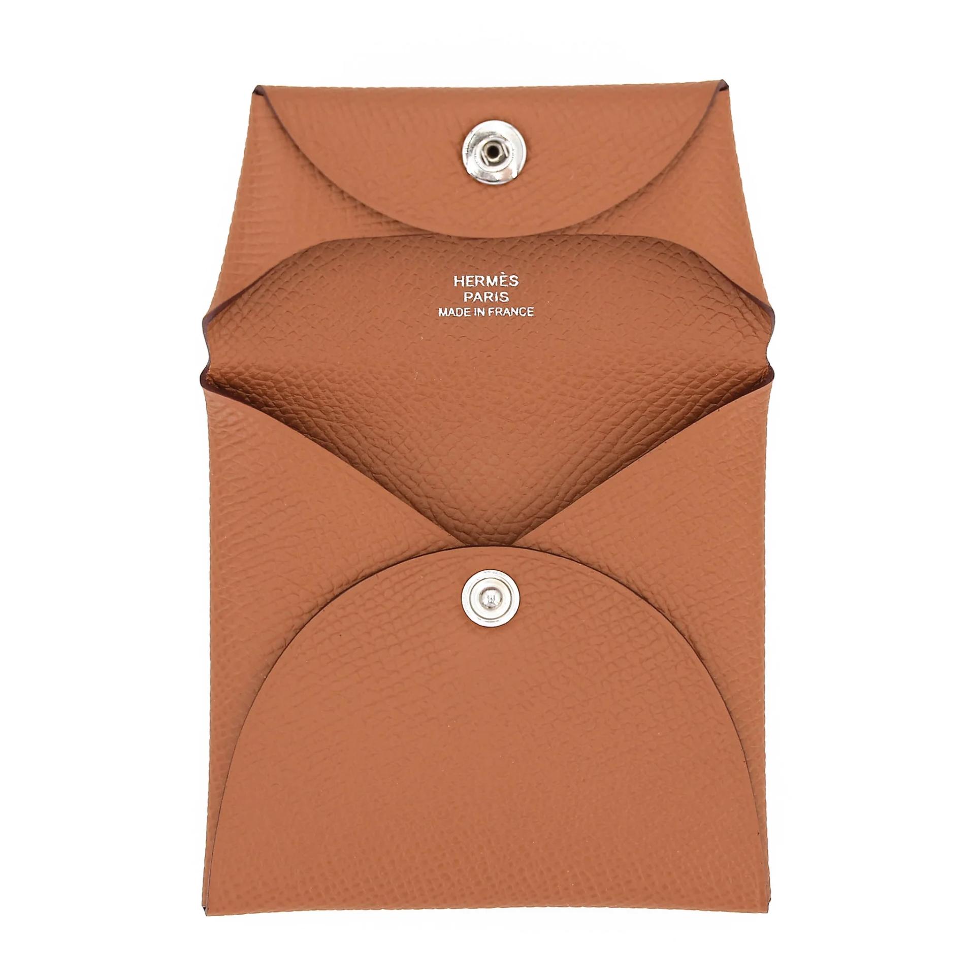 Brand New ( Rank N ) HERMÈS Bastia purse Gold (37) Epsom Palladium hardware B (2023) - 7