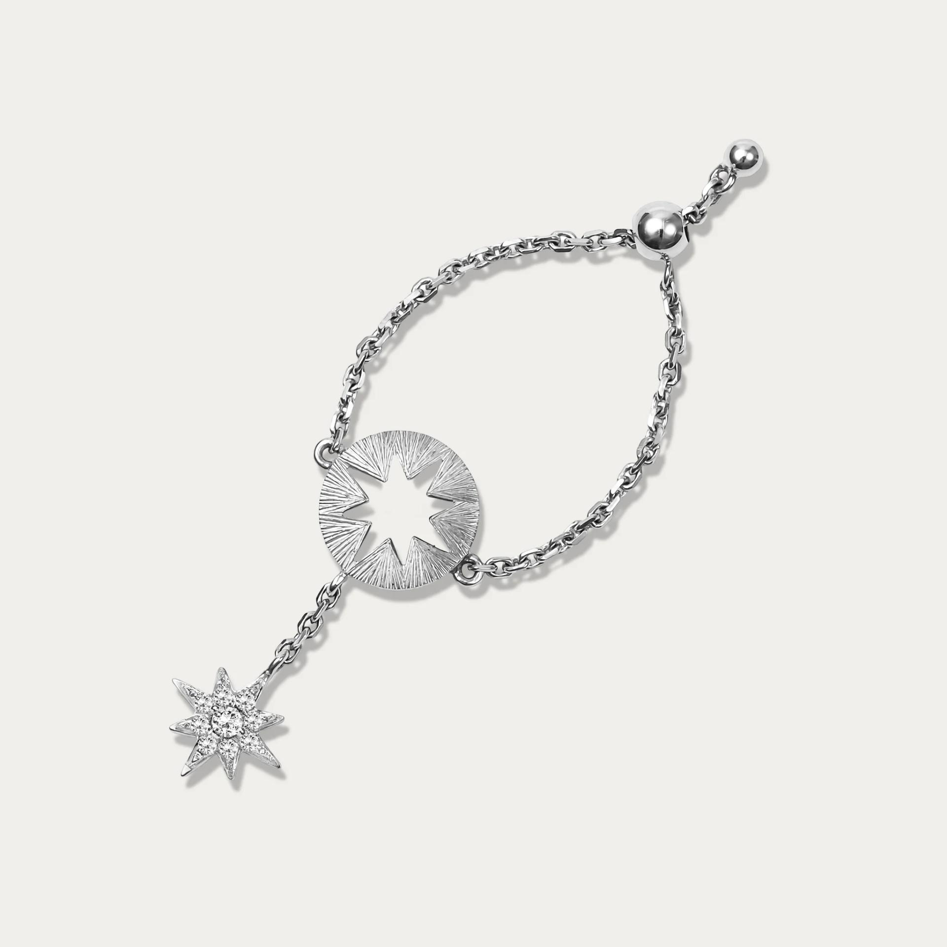 The MIRA Star WISH Pinky Ring White