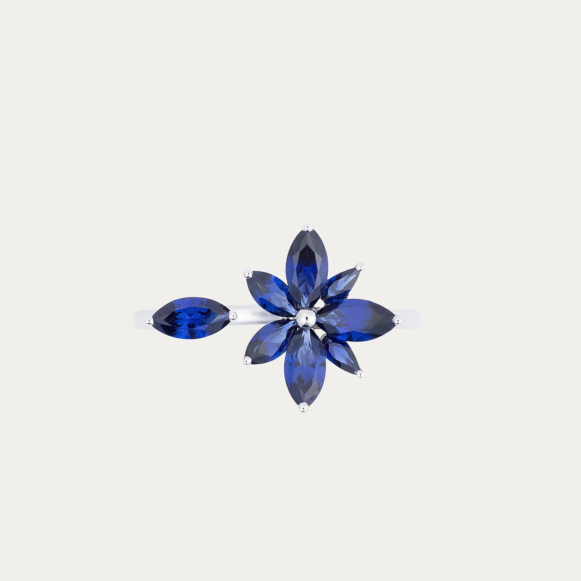 MIRA Lumière Star PINKY RING Blue
