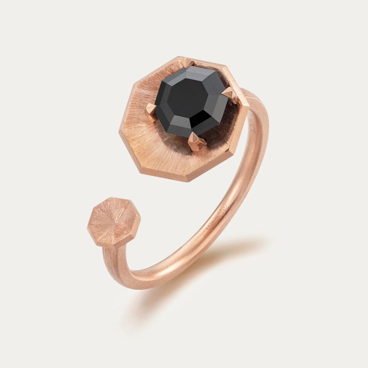 MIRA NOIR LUNAR ECLIPSE Ring Black