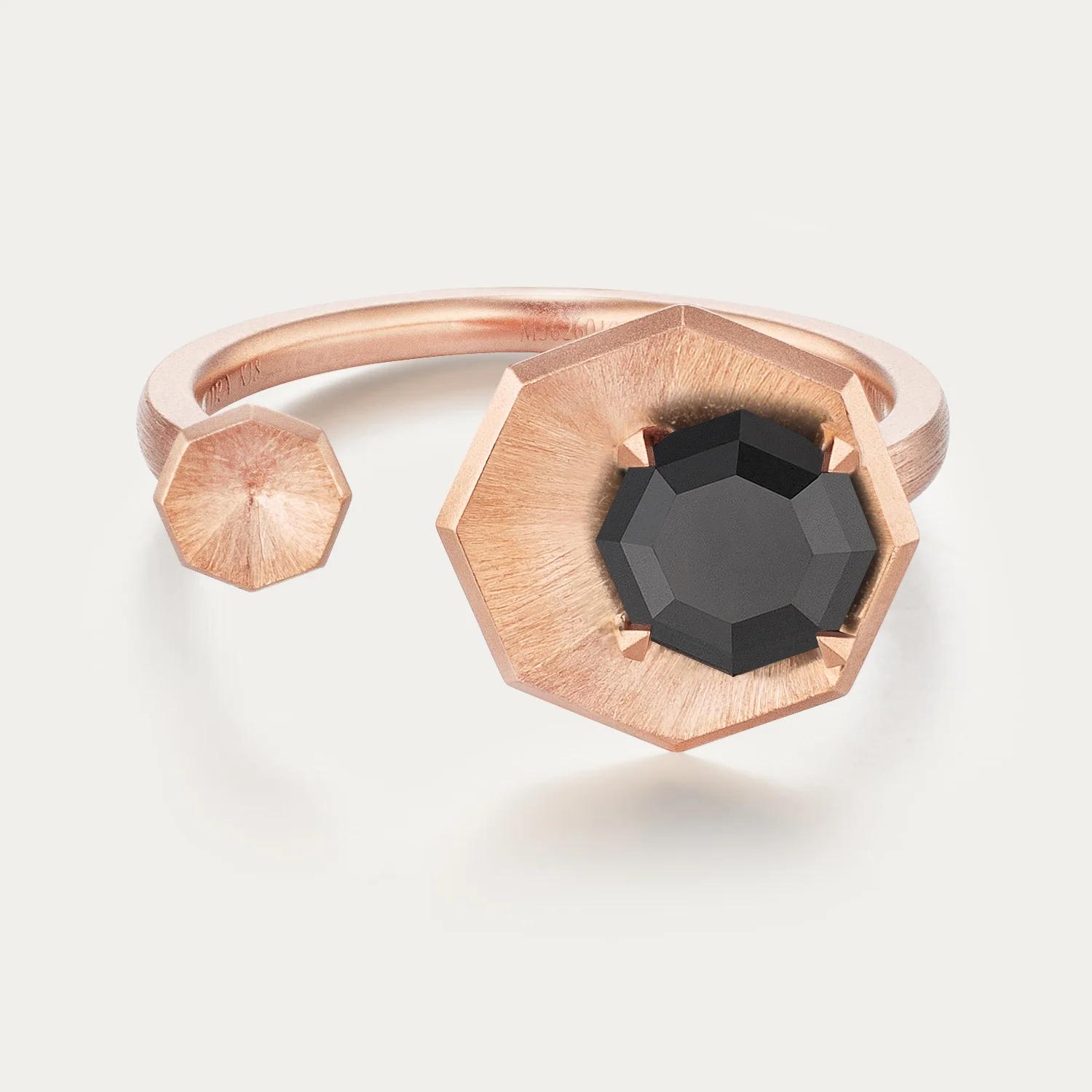 MIRA NOIR LUNAR ECLIPSE Ring Black