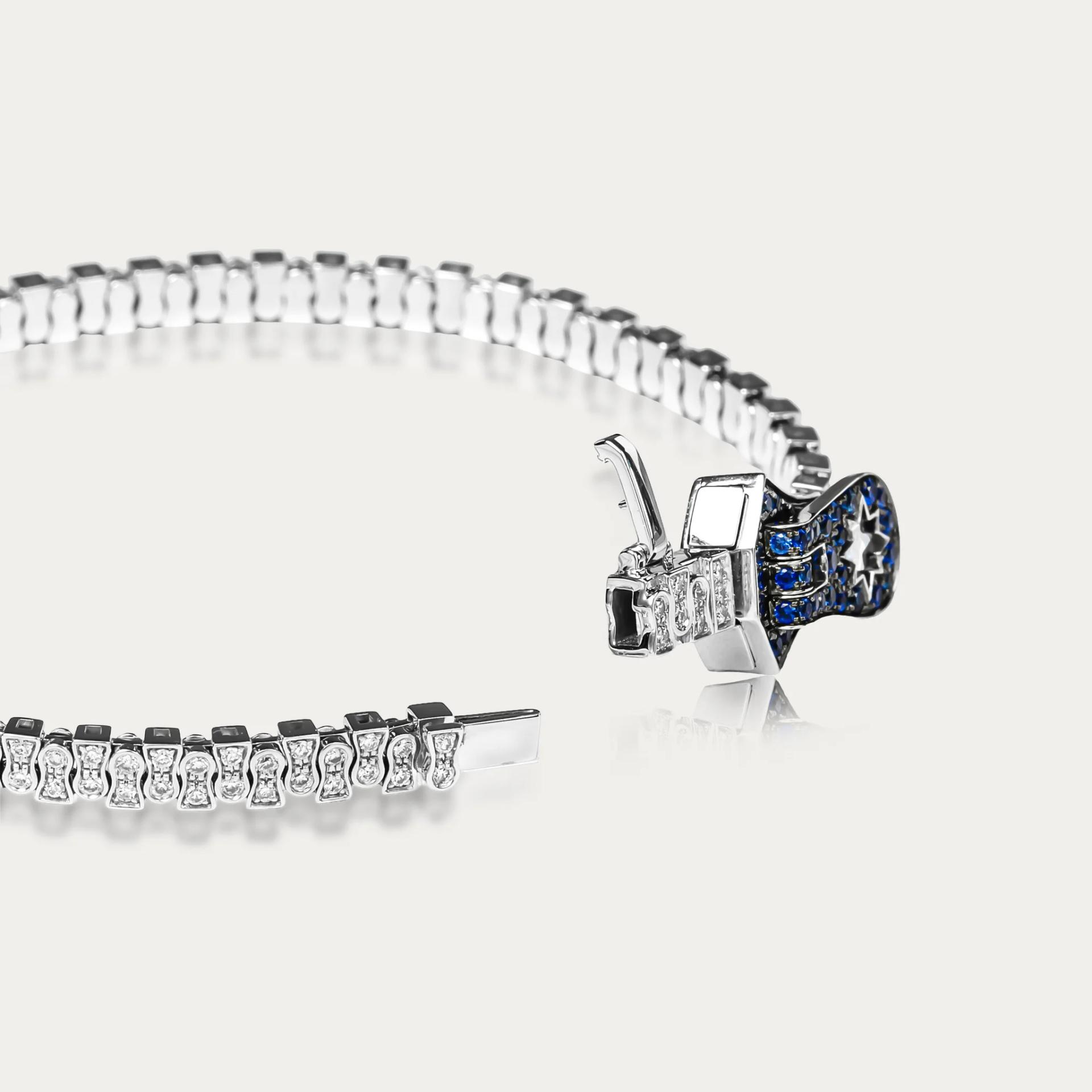 MIRA Premium Collection Sapphire Mode Bracelet Blue White