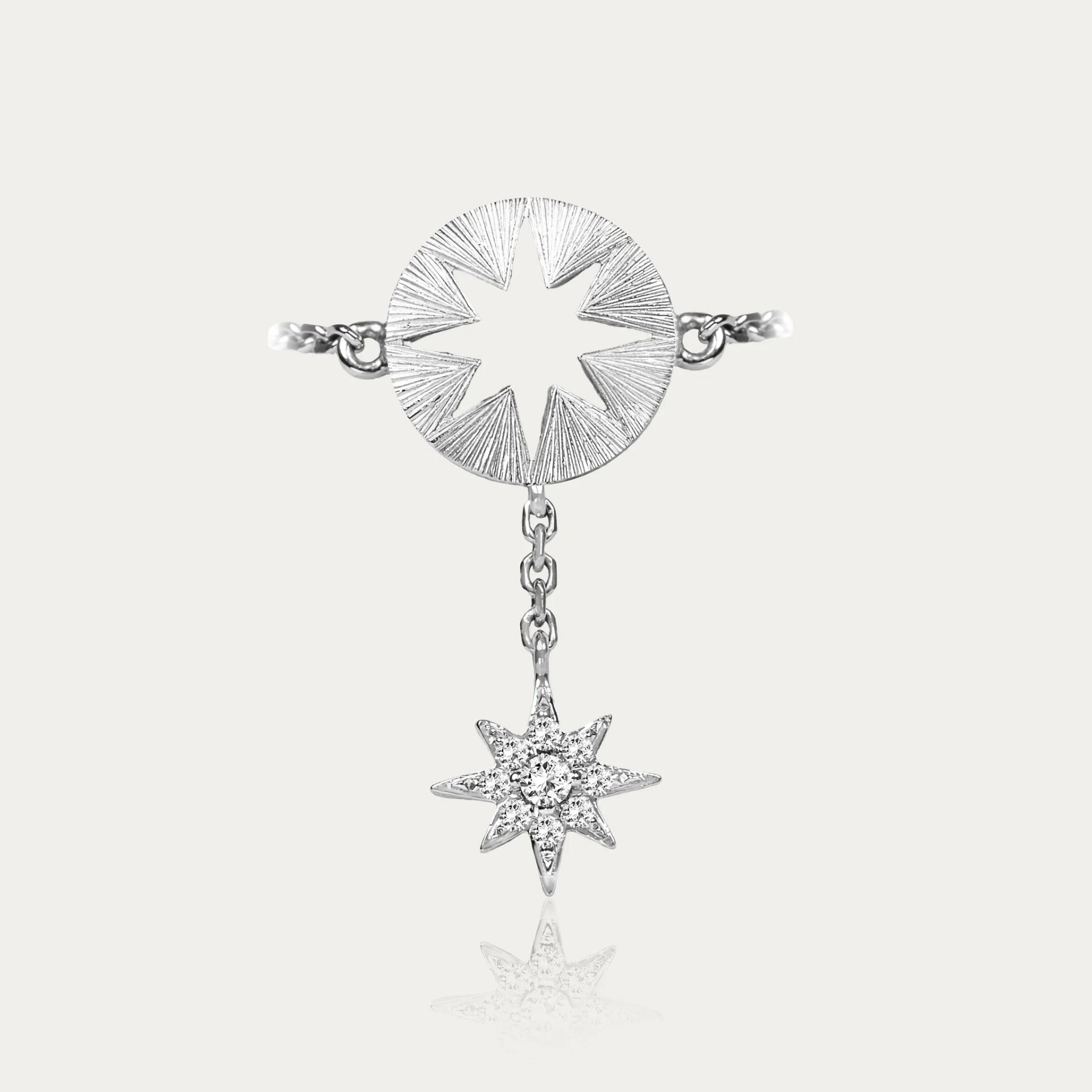 The MIRA Star WISH Pinky Ring White
