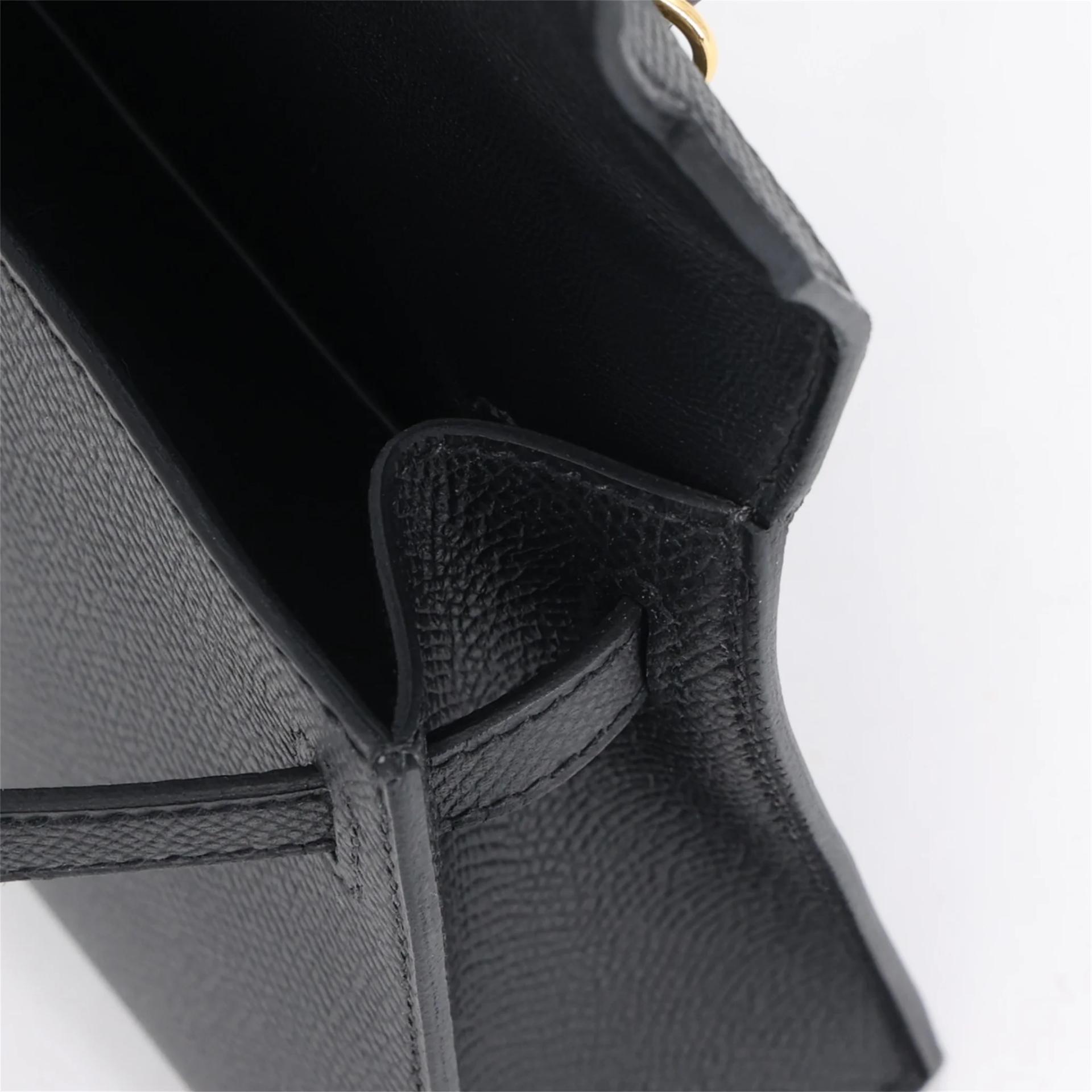 ランク N 新品 HERMÈS エルメス ミニケリー2 ブラック (89) エプソン ゴールド金具 K刻印 (2025) - 13