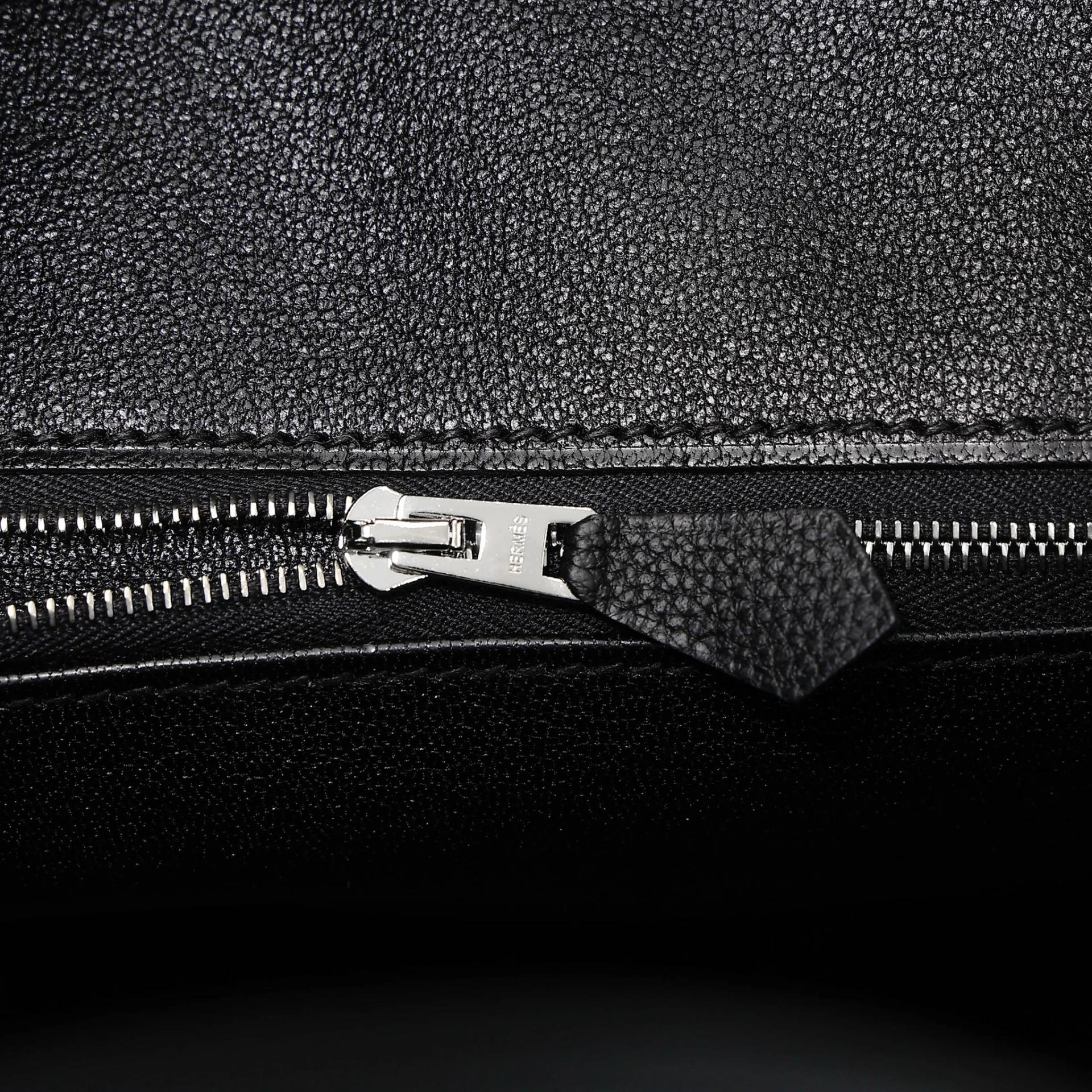 Brand New ( Rank N ) HERMÈS Birkin 25 Noir (89) Togo Palladium hardware G (2026) - 11