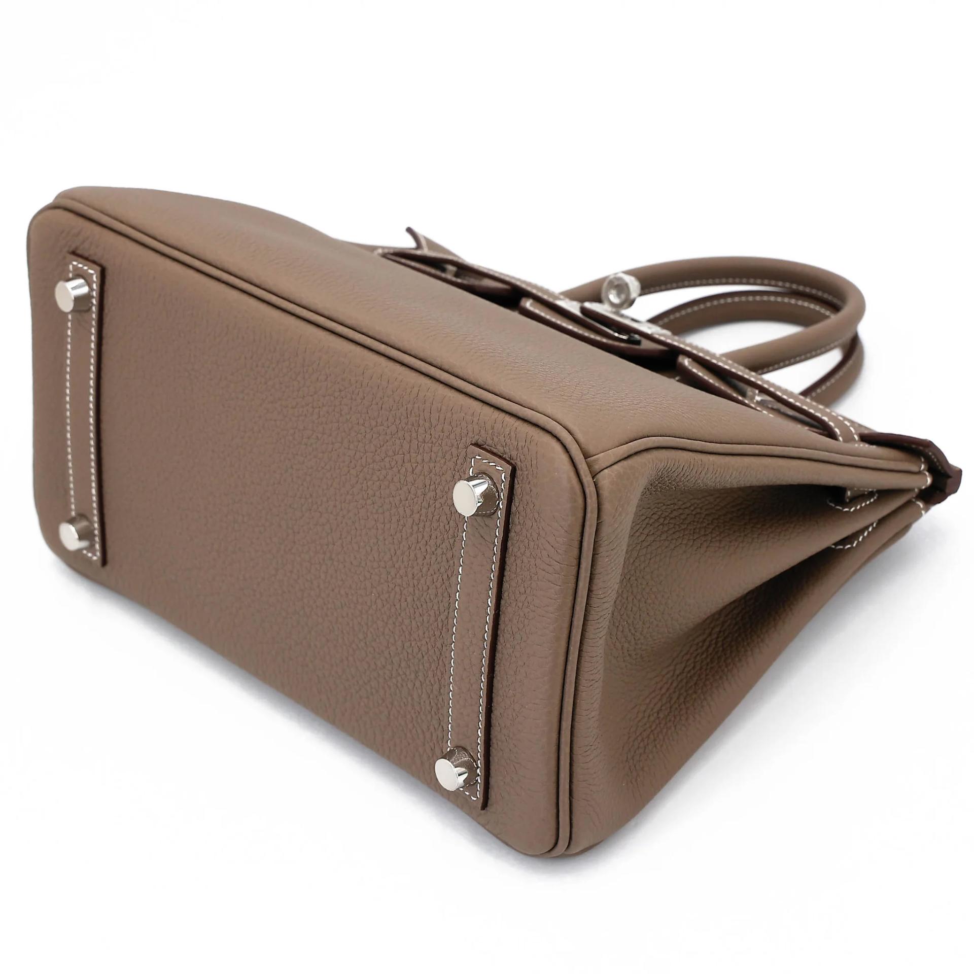 Brand New ( Rank N ) HERMÈS Birkin 25 Etoupe (18) Togo Palladium hardware G (2026) - 4