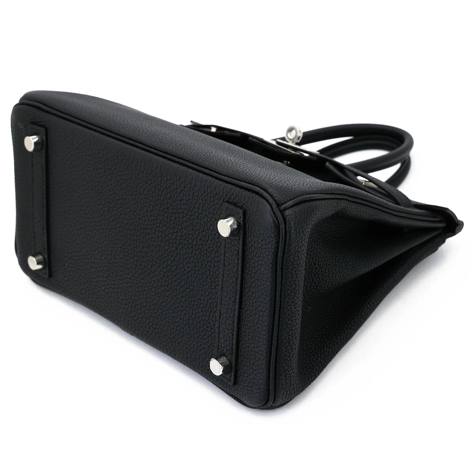 Brand New ( Rank N ) HERMÈS Birkin 25 Noir (89) Togo Palladium hardware G (2026) - 4