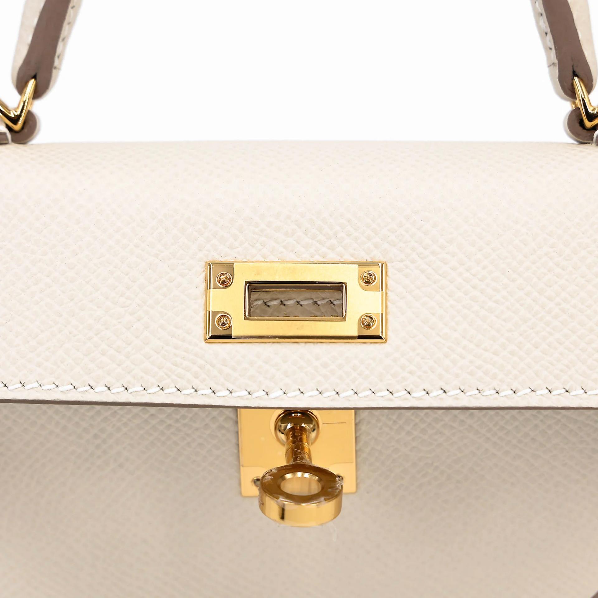 ランク N 新品 HERMÈS エルメス スペシャルオーダー ミニケリー2 HSS クレ (10) グリパール (80) エプソン ゴールド金具 G刻印 (2026) - 10