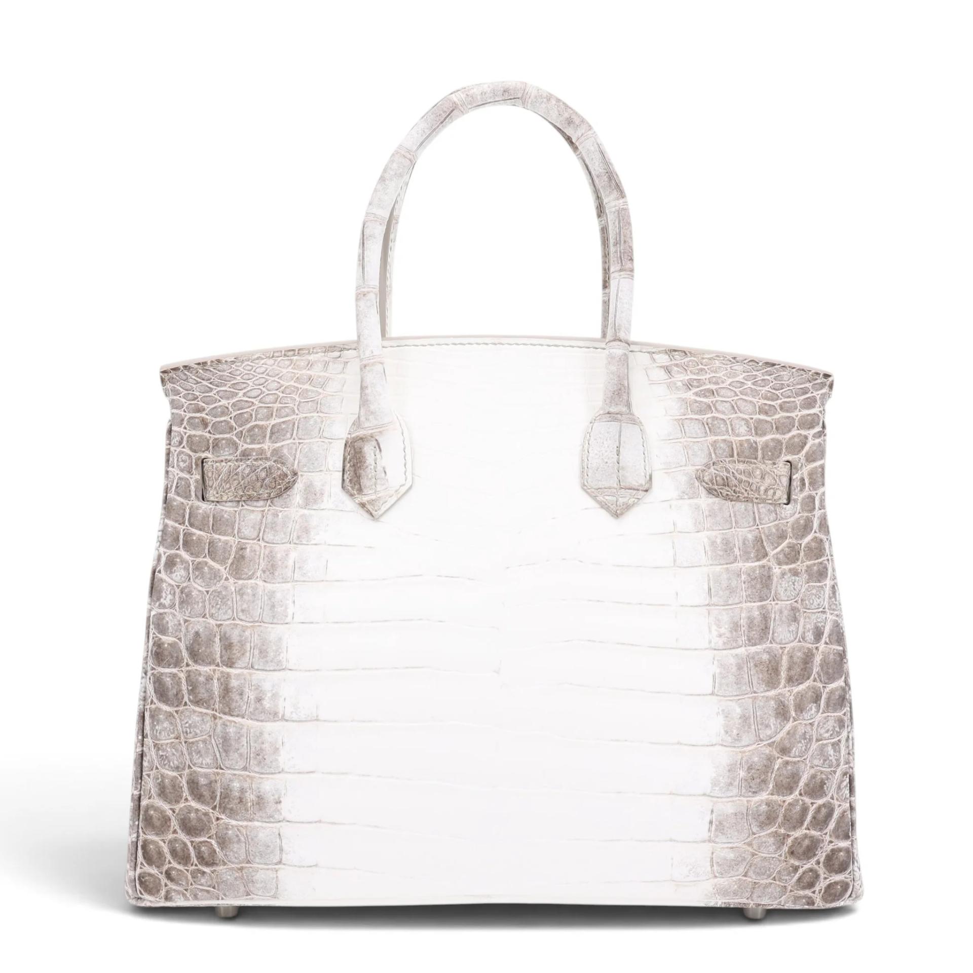 全新 HERMÈS 愛馬仕 限量收藏款 Birkin 30 喜馬拉雅 •• 尼羅鱷 霧面 銀扣 K刻 2025年 - 2