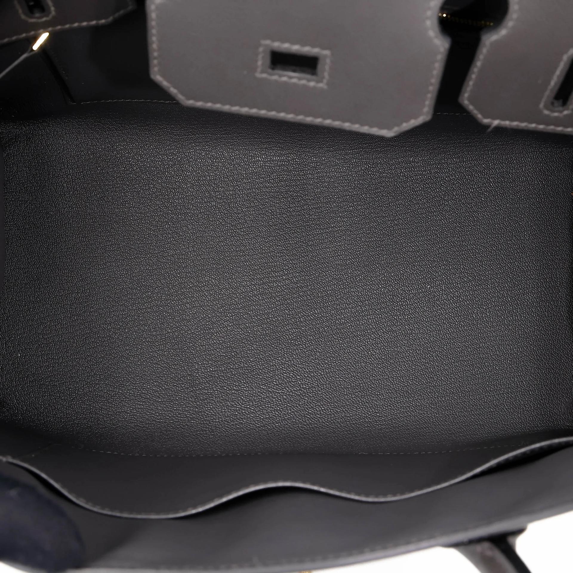 Excellent ( Rank SA ) HERMÈS Birkin 30 Sellier Graphite (88) Madame Gold hardware Z (2021) - 18