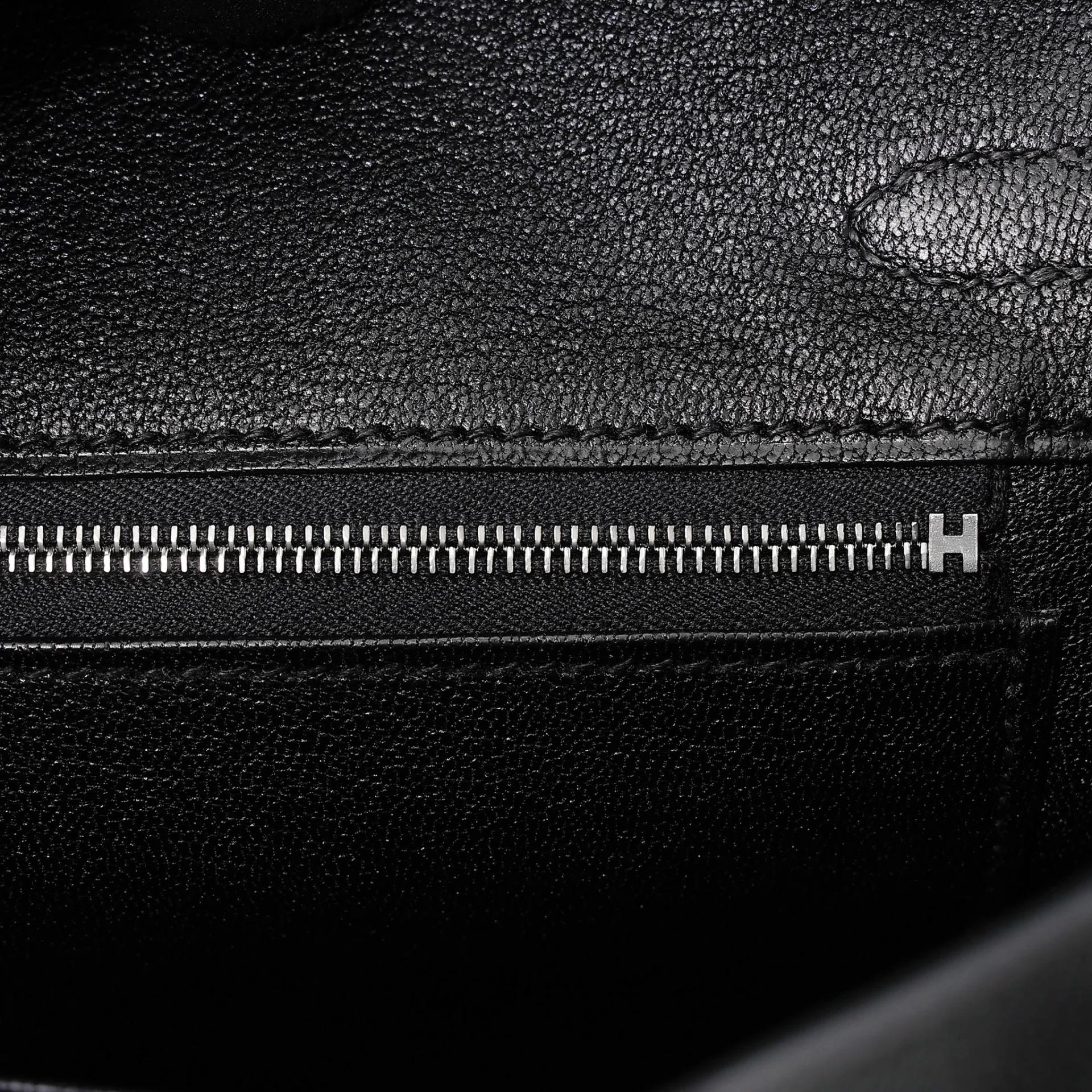 Brand New ( Rank N ) HERMÈS Birkin 25 Noir (89) Togo Palladium hardware G (2026) - 12