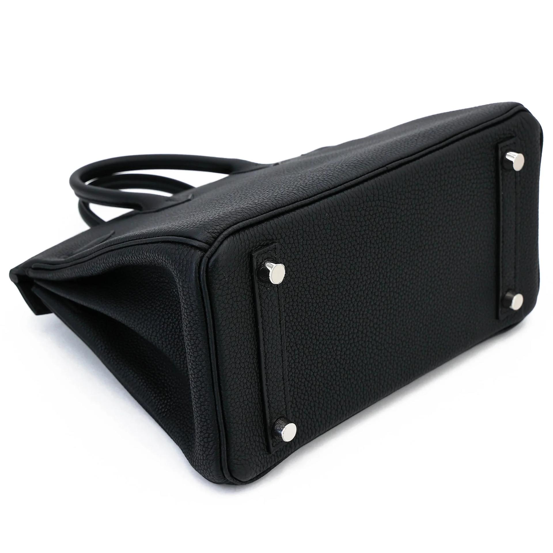 Brand New ( Rank N ) HERMÈS Birkin 25 Noir (89) Togo Palladium hardware G (2026) - 7