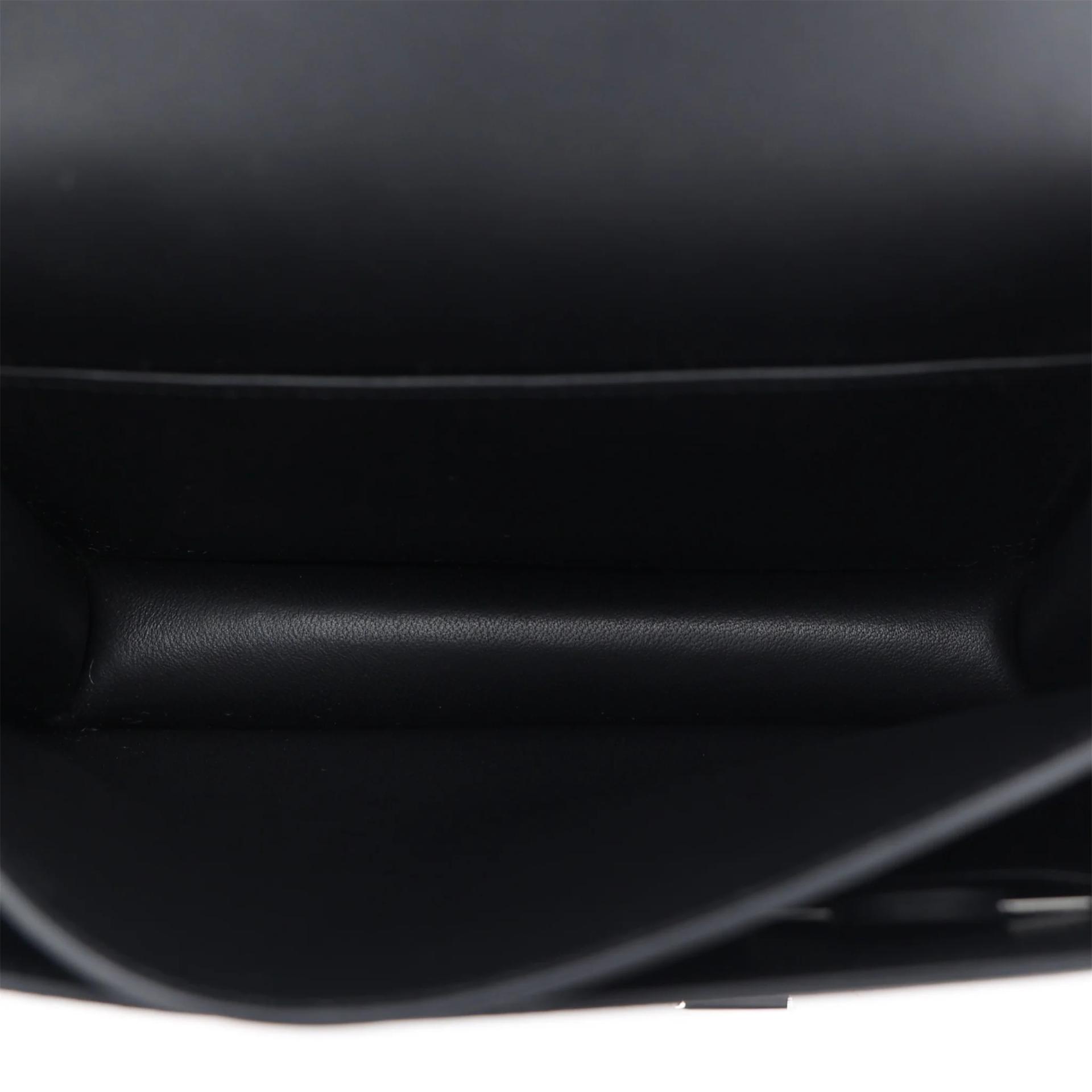 Brand New ( Rank N ) HERMÈS Constance Mini Noir (89) Epsom Palladium hardware K (2025) - 12