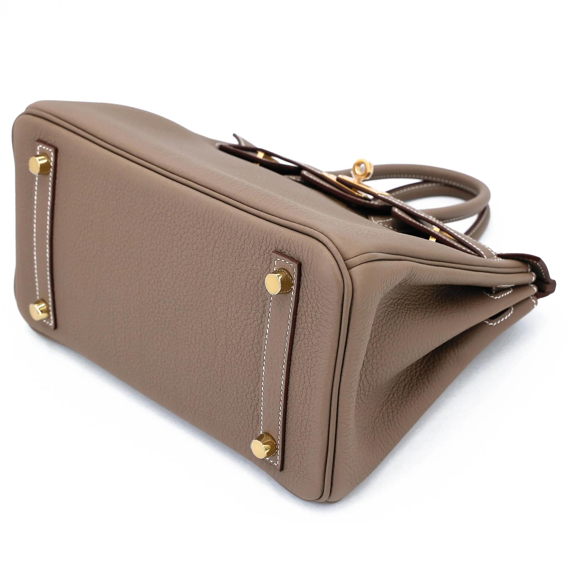 Brand New ( Rank N ) HERMÈS Birkin 25 Etoupe (18) Togo Gold hardware G (2026) - 4