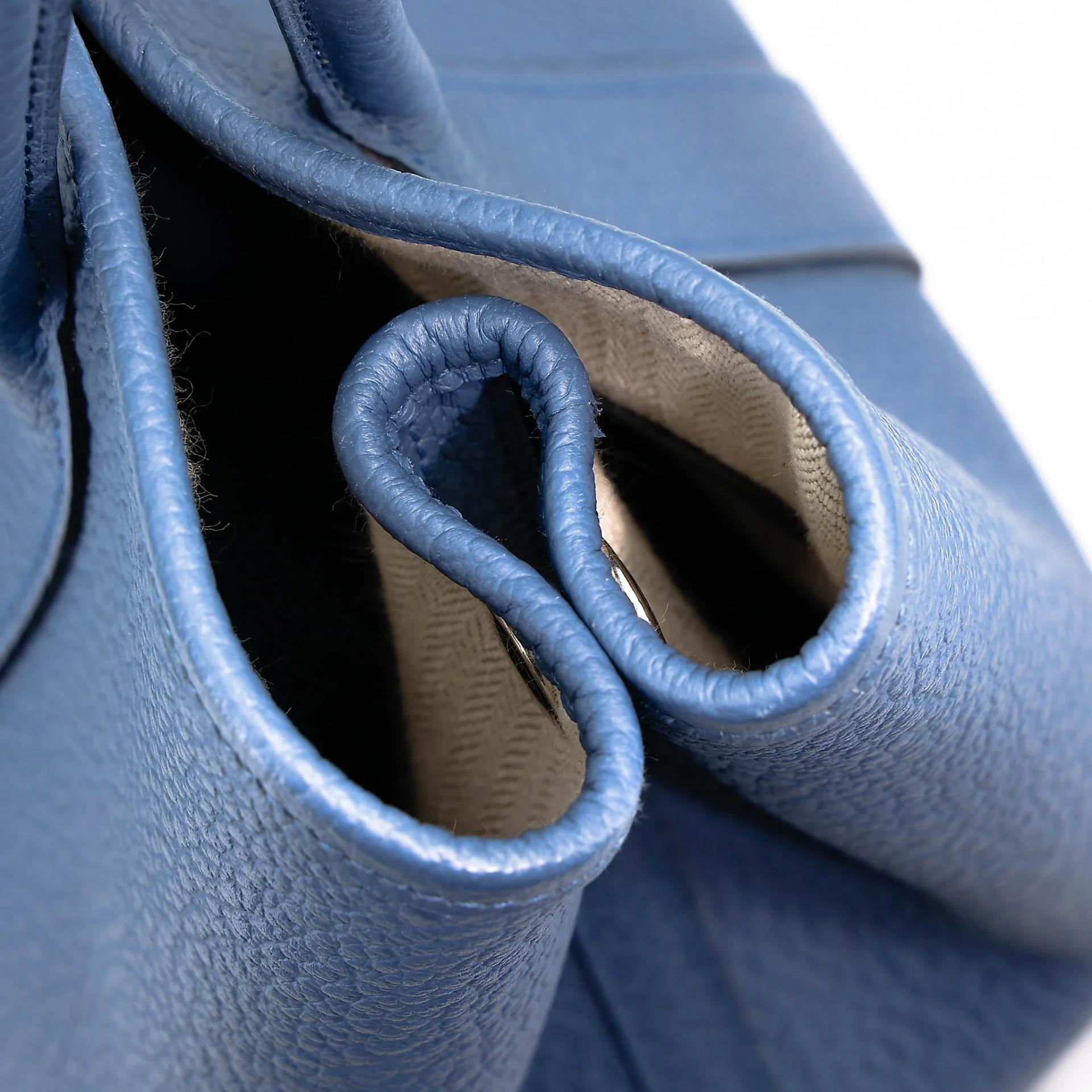 Very Good ( Rank A) HERMÈS Garden Party TPM Bleu Brighton (7E) Negonda Palladium hardware X (2016) - 19