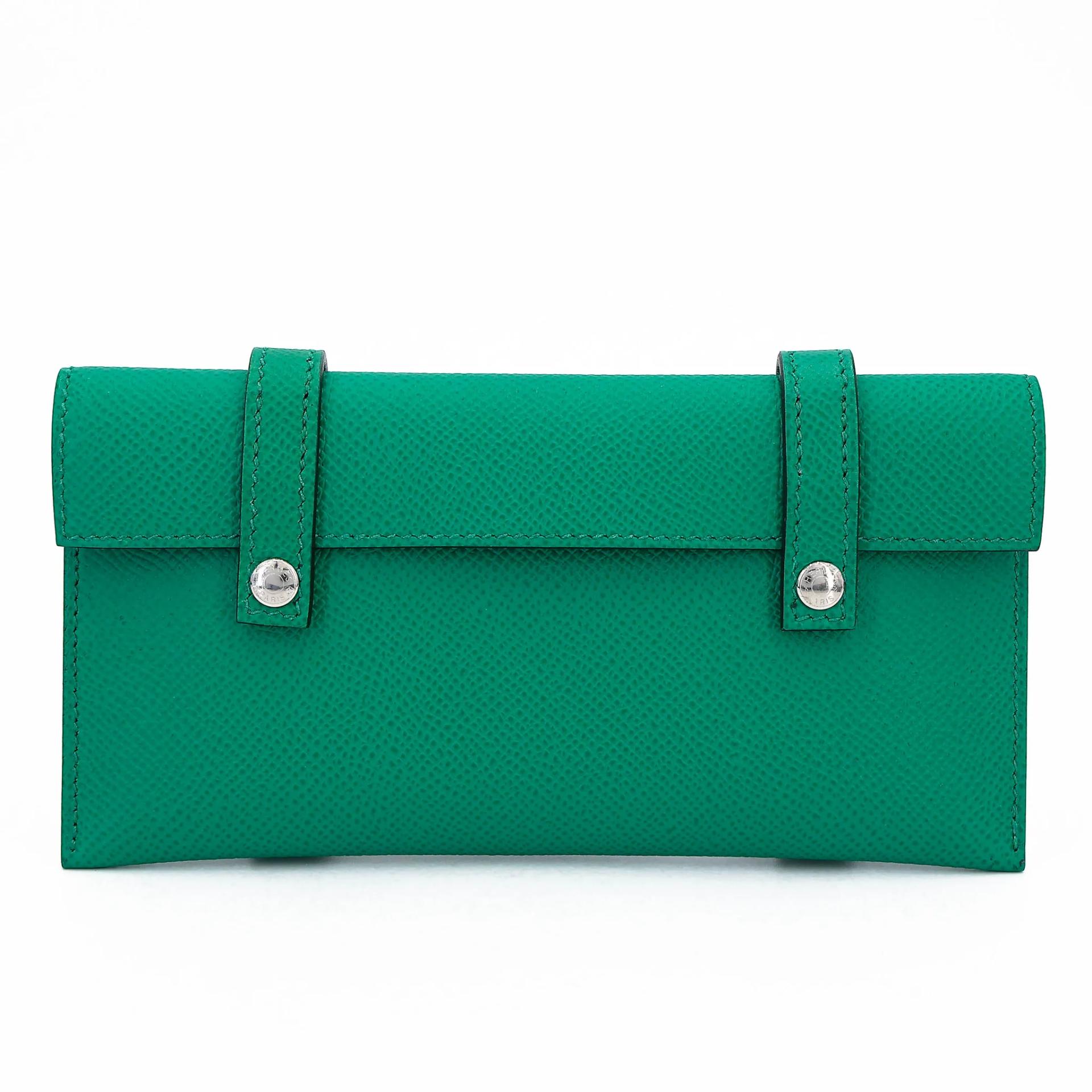 ランク NS 未使用品 HERMÈS エルメス 限定品 ケリードール ピクト ヴェールフィズ (0S) ナタ (I2) ローズテキサス (0E) ヴェールジェイド (O6) エプソン シルバー金具 B刻印 (2023) - 21