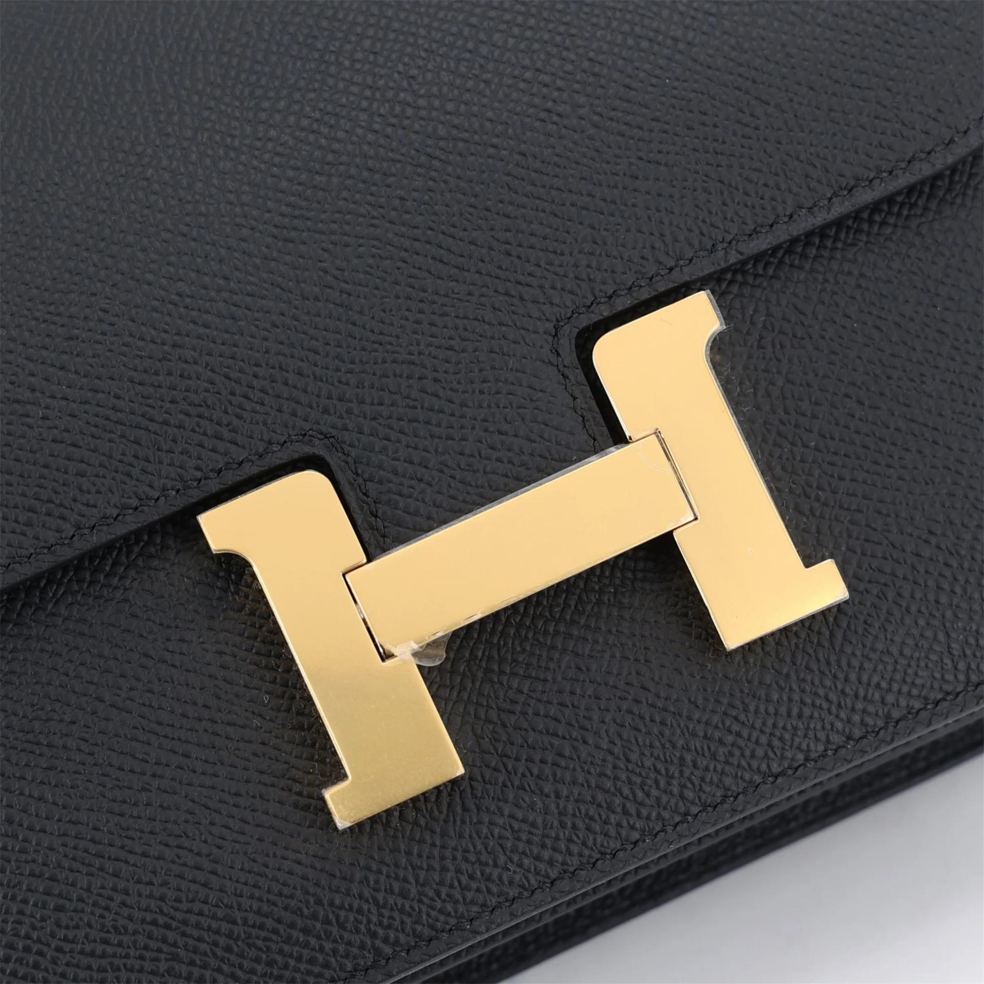 ランク N 新品 HERMÈS エルメス コンスタンス ミニ 19 ミラー ブラック (89) エプソン ゴールド金具 G刻印 (2026) - 8