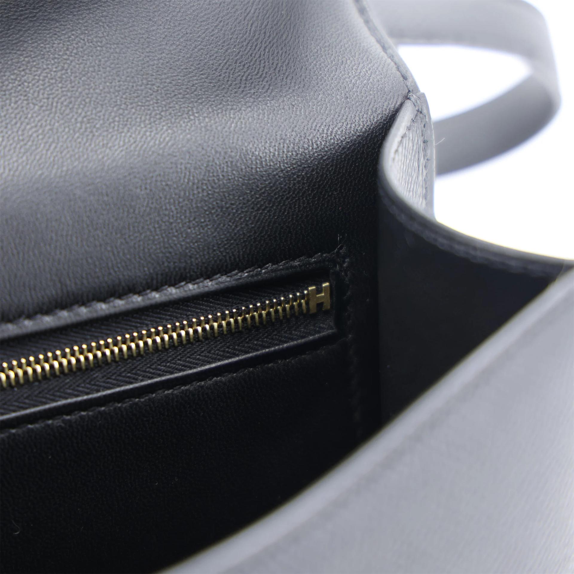 ランク N 新品 HERMÈS エルメス コンスタンス24 ブラック (89) エプソン マットシャンパンゴールド金具 K刻印 (2025) - 16