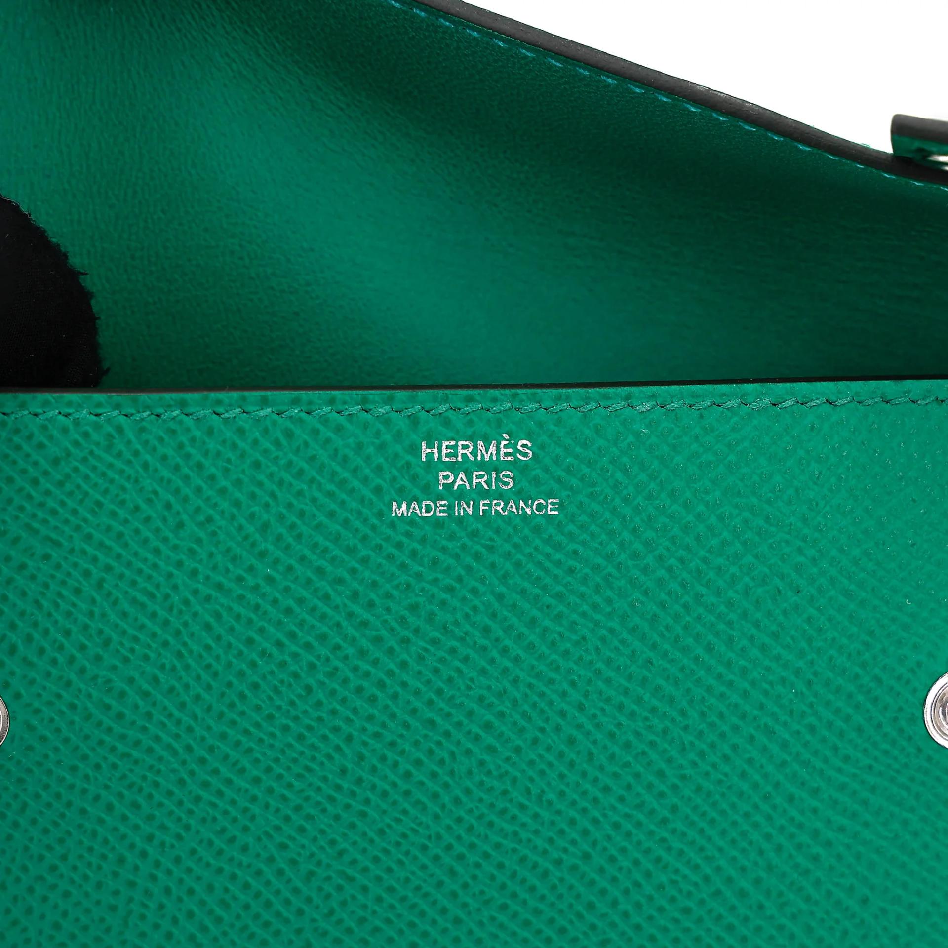 ランク NS 未使用品 HERMÈS エルメス 限定品 ケリードール ピクト ヴェールフィズ (0S) ナタ (I2) ローズテキサス (0E) ヴェールジェイド (O6) エプソン シルバー金具 B刻印 (2023) - 29