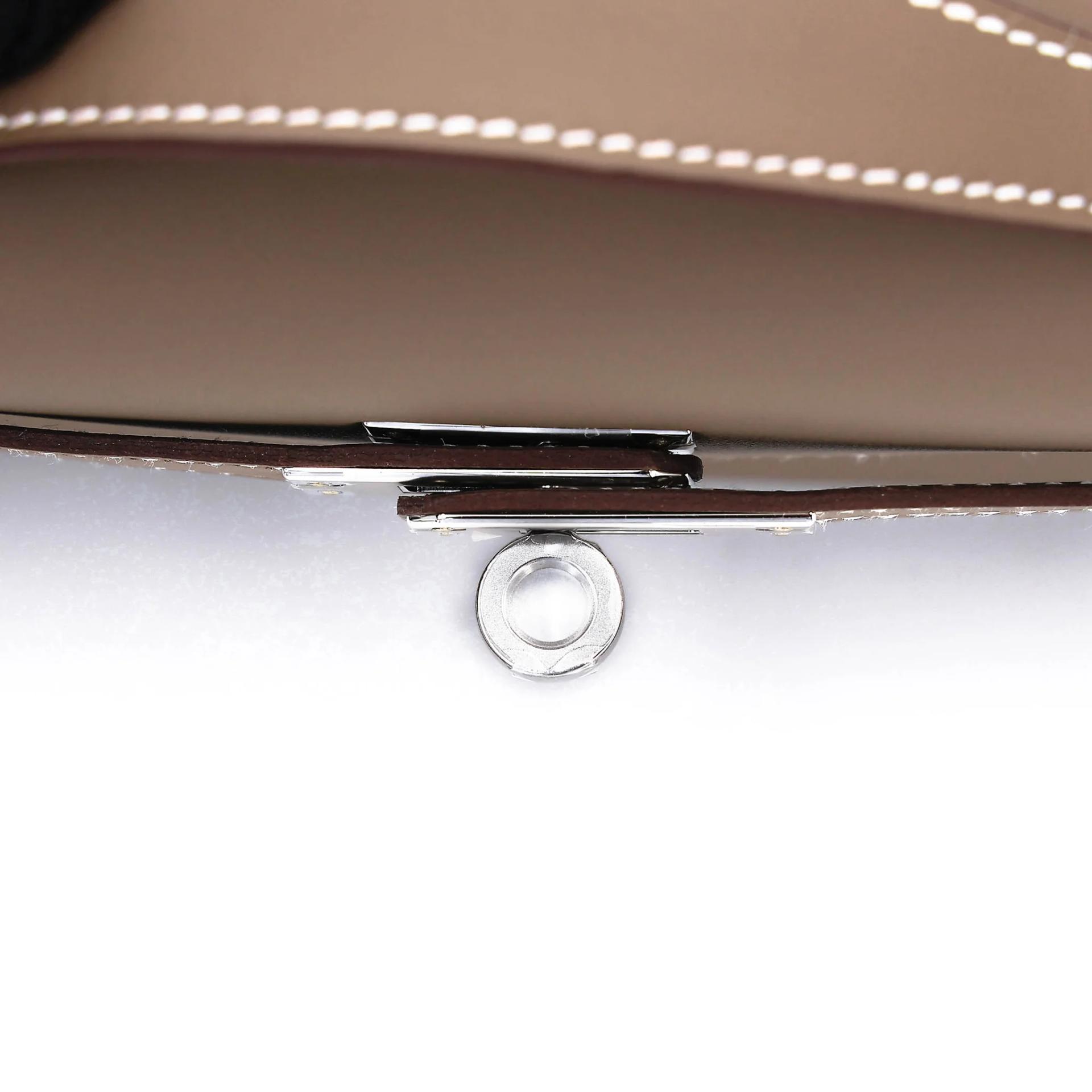 ランク N 新品 HERMÈS エルメス ポシェットケリー エトゥープ (18) スイフト シルバー金具 G刻印 (2026) - 9