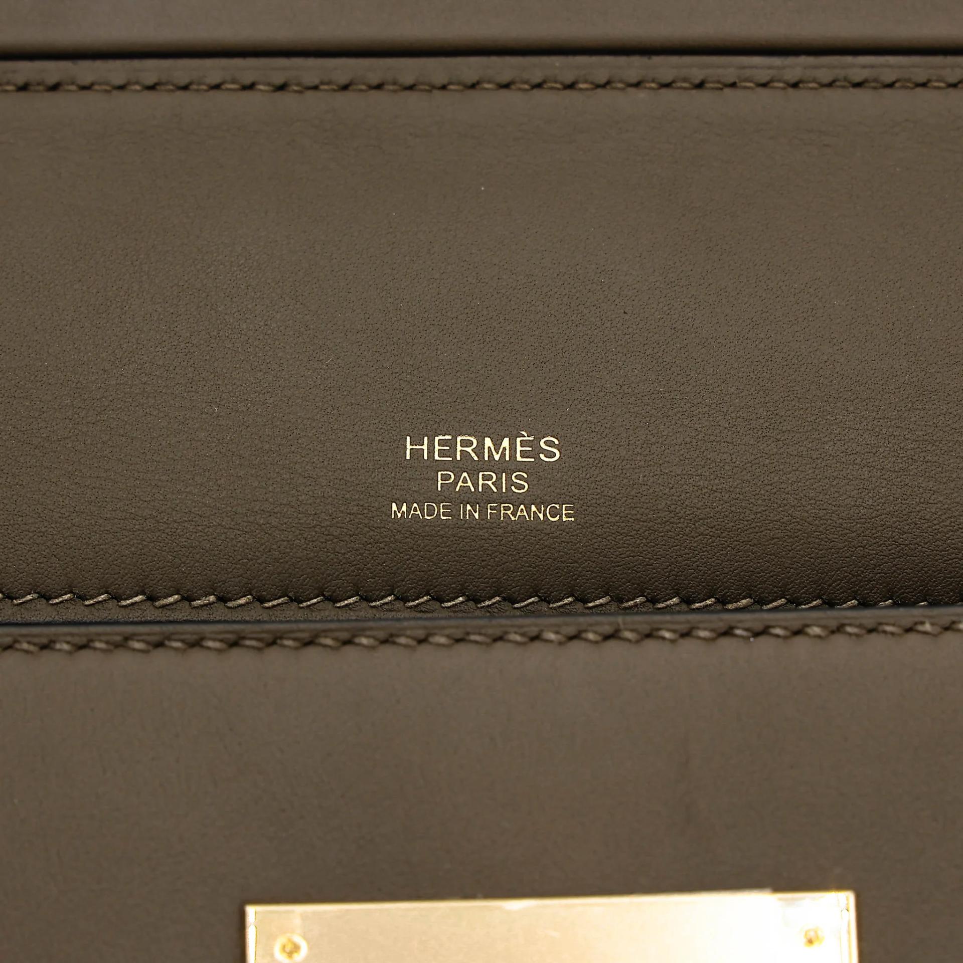 Very Good ( Rank A) HERMÈS 24/24 - 29 Vert Loden (V8) Togo Swift Palladium hardware G (2026) - 15