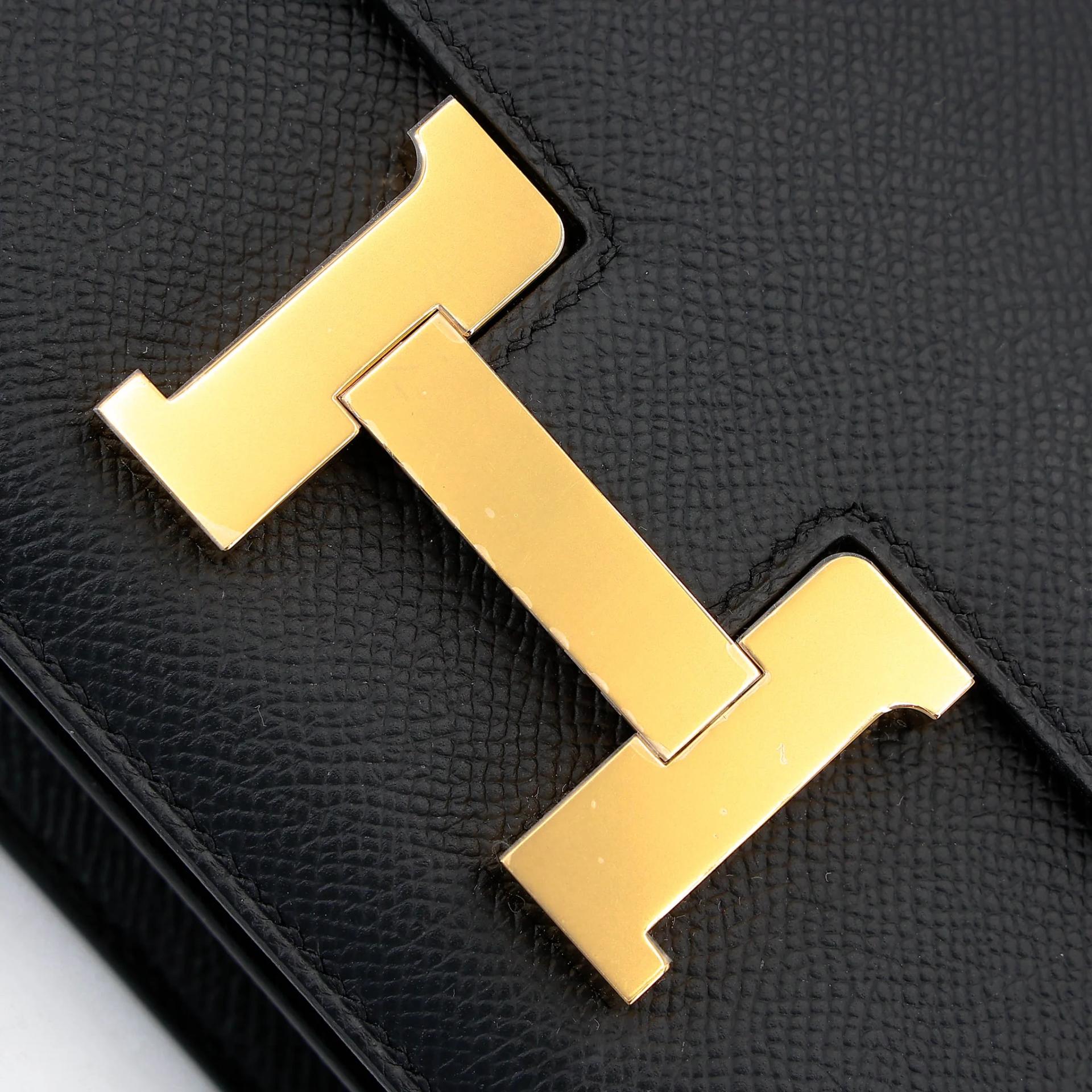 ランク N 新品 HERMÈS エルメス コンスタンス ミニ 19 ミラー ブラック (89) エプソン ゴールド金具 G刻印 (2026) - 8