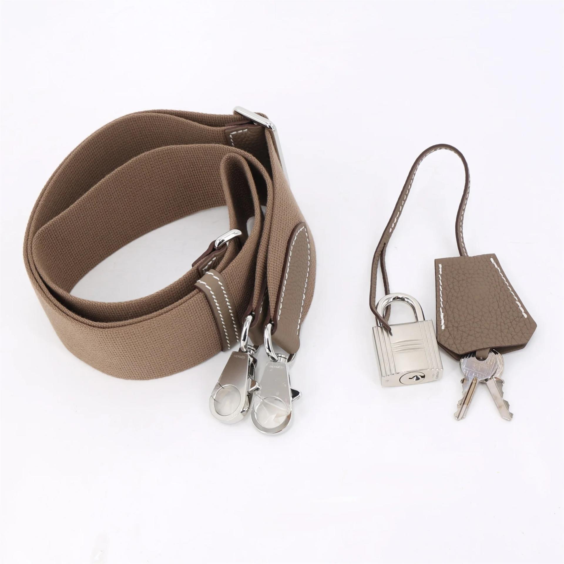 Unused ( Rank NS ) HERMÈS Kelly 42 Maxi Etoupe (18) Togo Palladium hardware W (2024) - 20