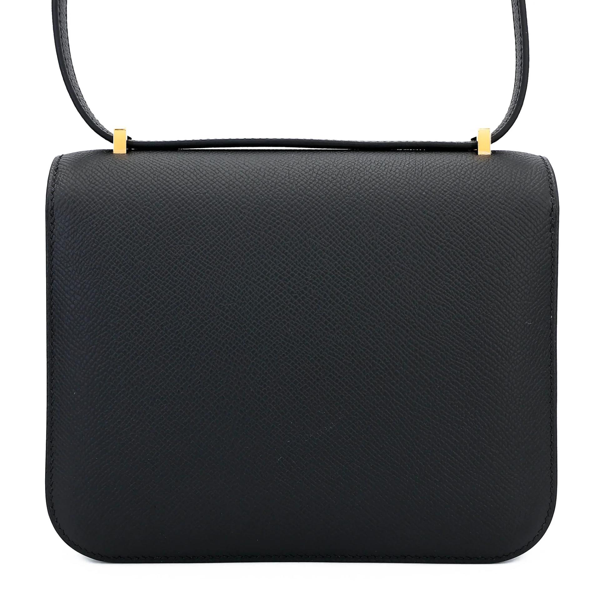 ランク N 新品 HERMÈS エルメス コンスタンス ミニ 19 ミラー ブラック (89) エプソン ゴールド金具 G刻印 (2026) - 2