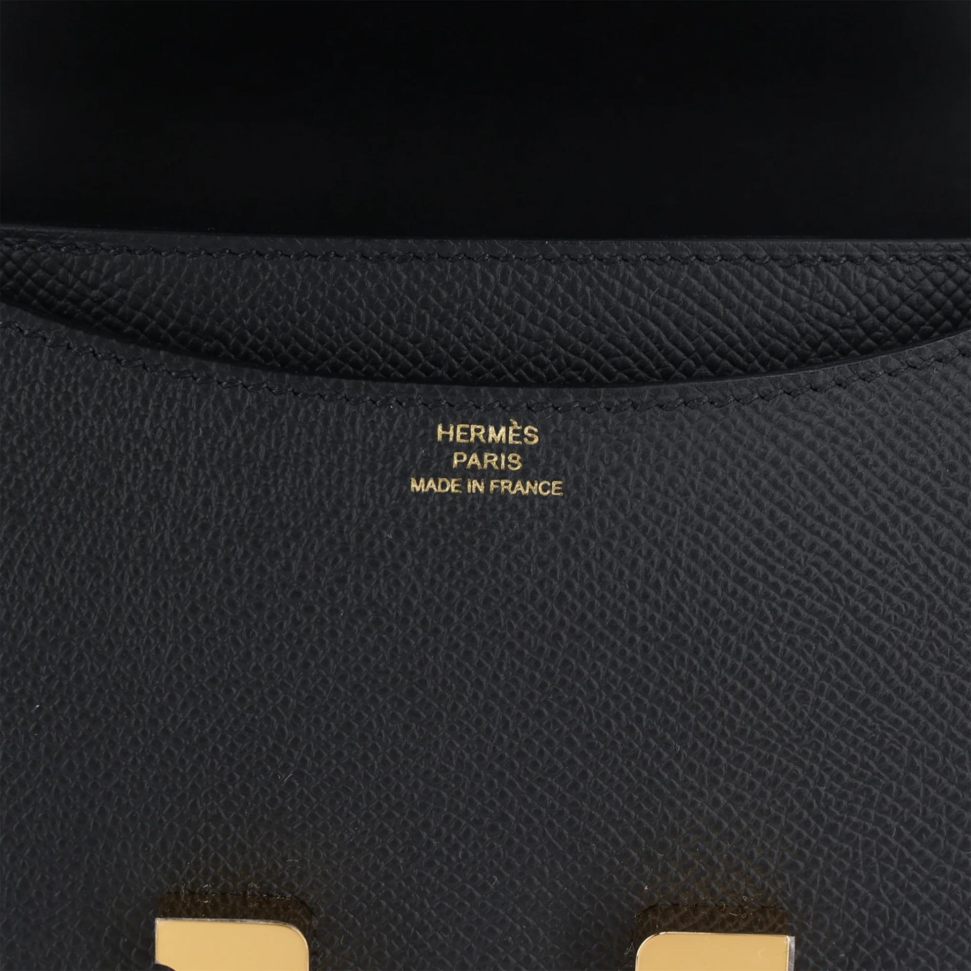 ランク N 新品 HERMÈS エルメス コンスタンス ミニ 19 ミラー ブラック (89) エプソン ゴールド金具 G刻印 (2026) - 11