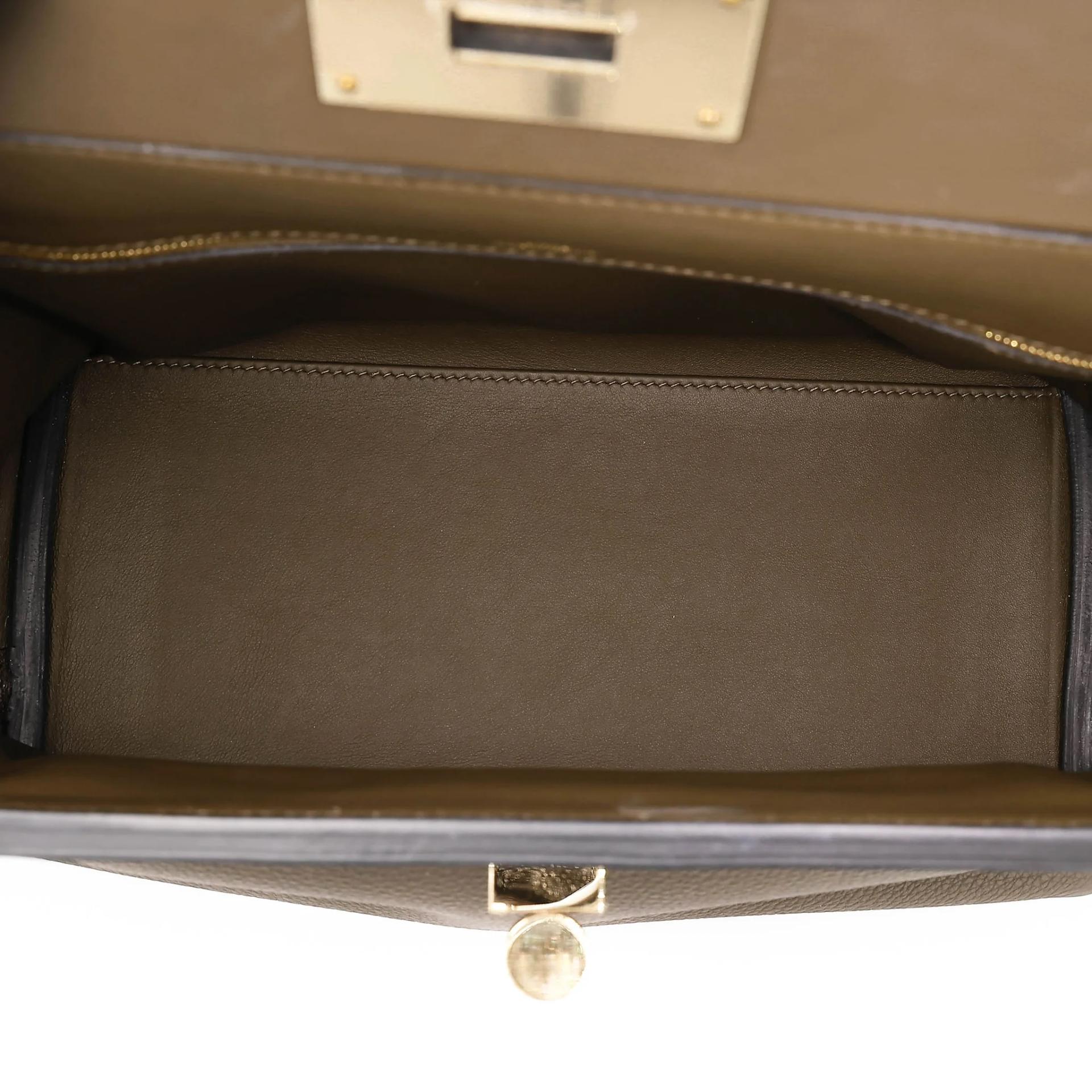 Very Good ( Rank A) HERMÈS 24/24 - 29 Vert Loden (V8) Togo Swift Palladium hardware G (2026) - 26