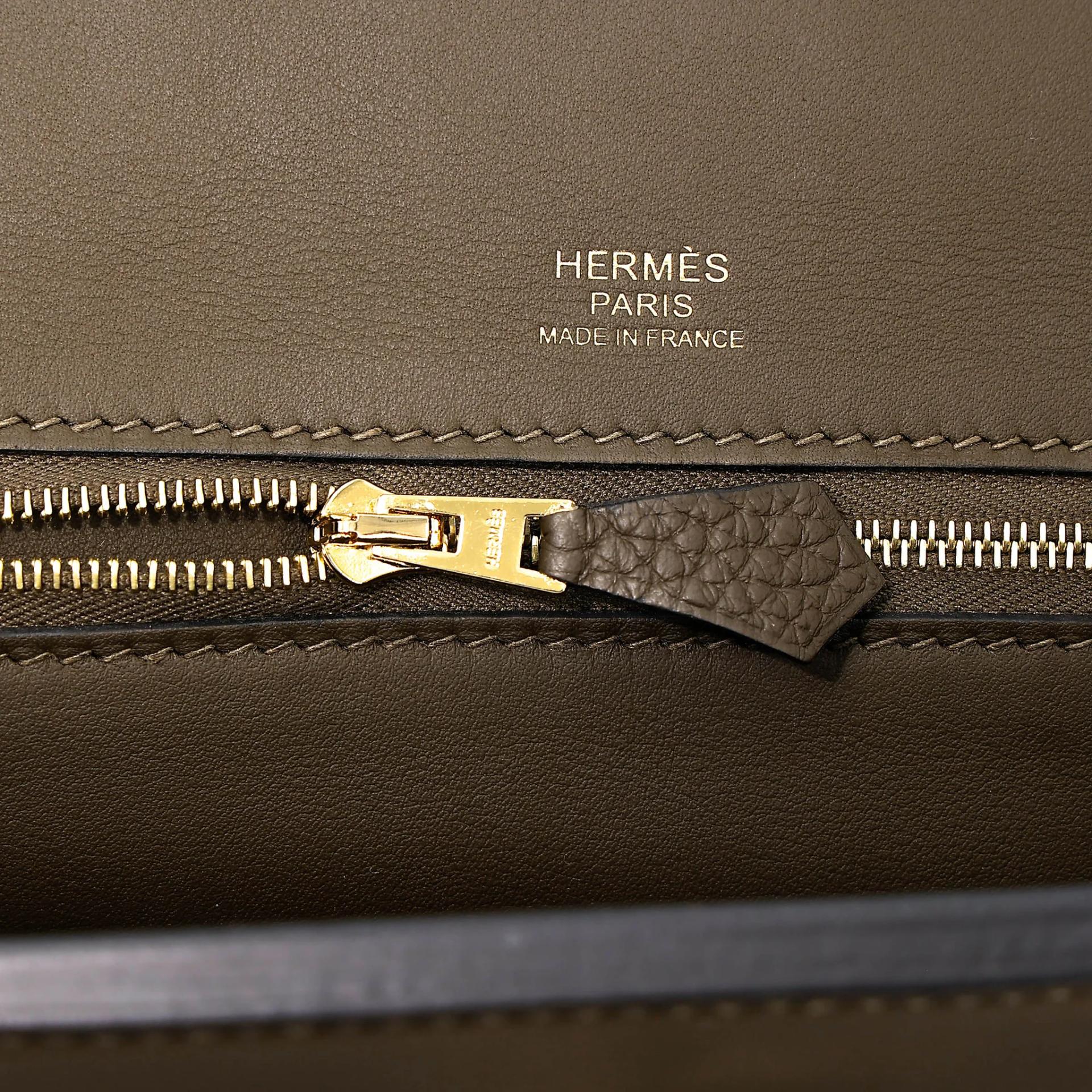 Very Good ( Rank A) HERMÈS 24/24 - 29 Vert Loden (V8) Togo Swift Palladium hardware G (2026) - 21