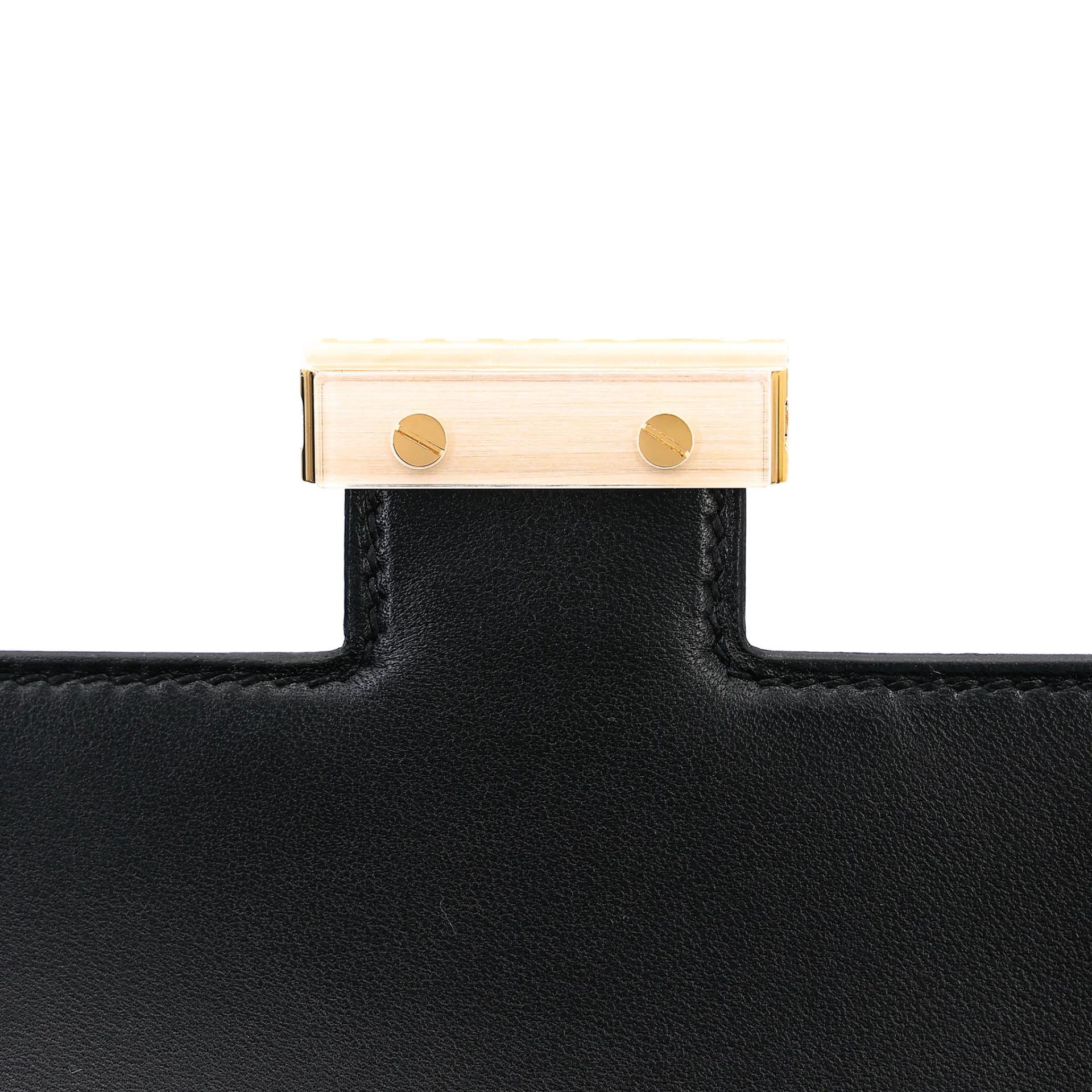 ランク N 新品 HERMÈS エルメス コンスタンス ミニ 19 ミラー ブラック (89) エプソン ゴールド金具 G刻印 (2026) - 10