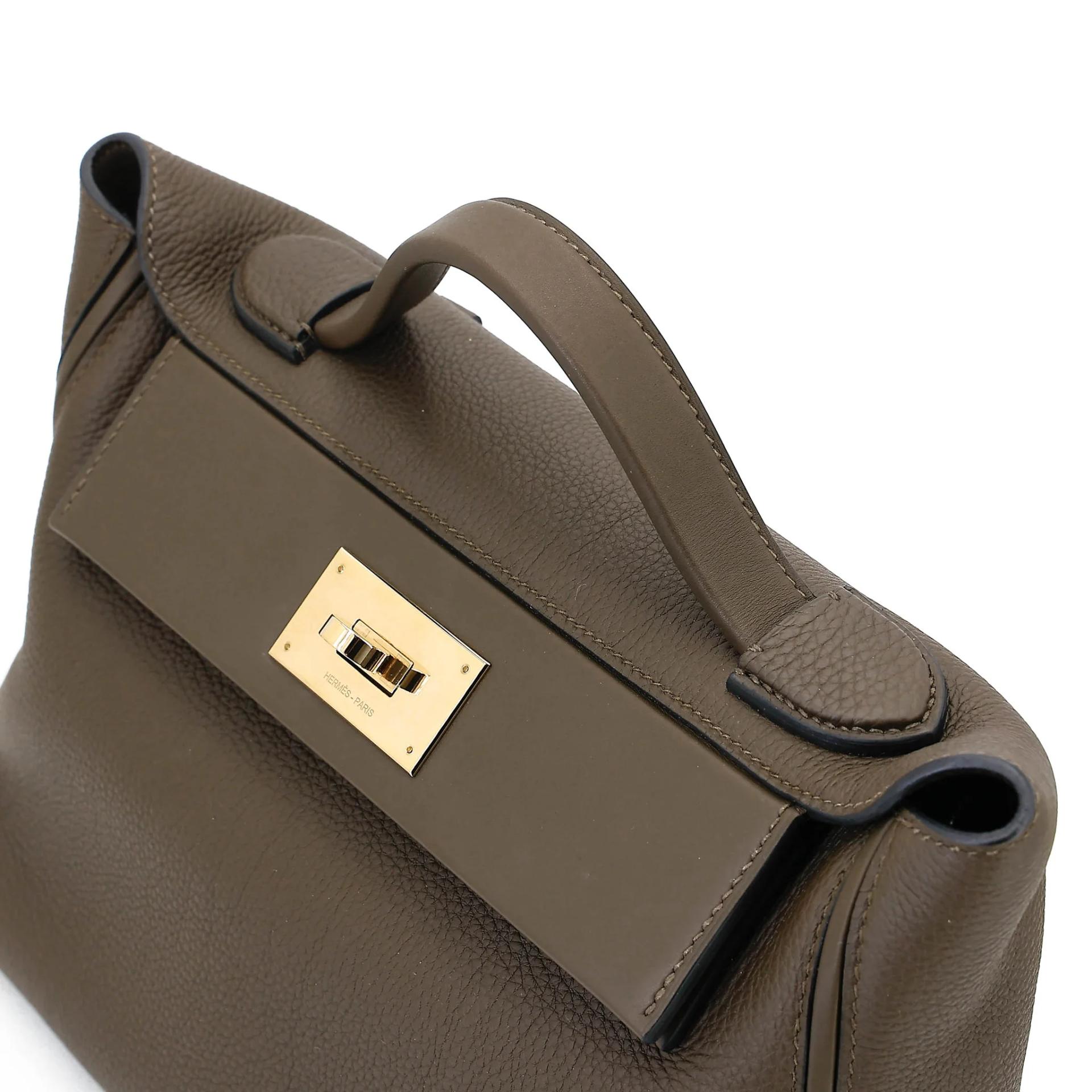 Very Good ( Rank A) HERMÈS 24/24 - 29 Vert Loden (V8) Togo Swift Palladium hardware G (2026) - 3