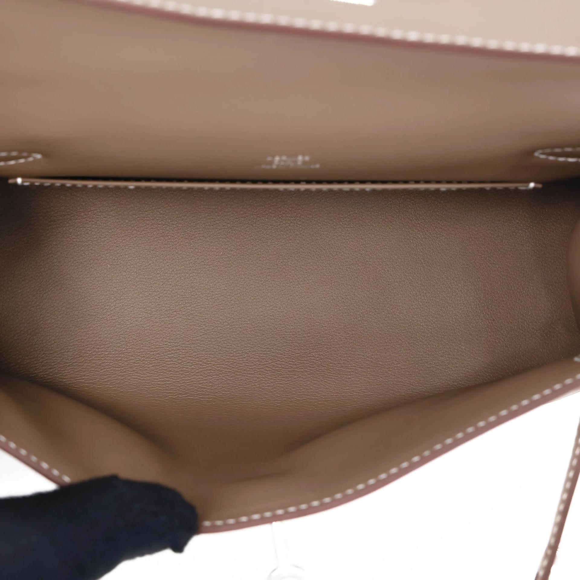 ランク N 新品 HERMÈS エルメス ポシェットケリー エトゥープ (18) スイフト シルバー金具 G刻印 (2026) - 18