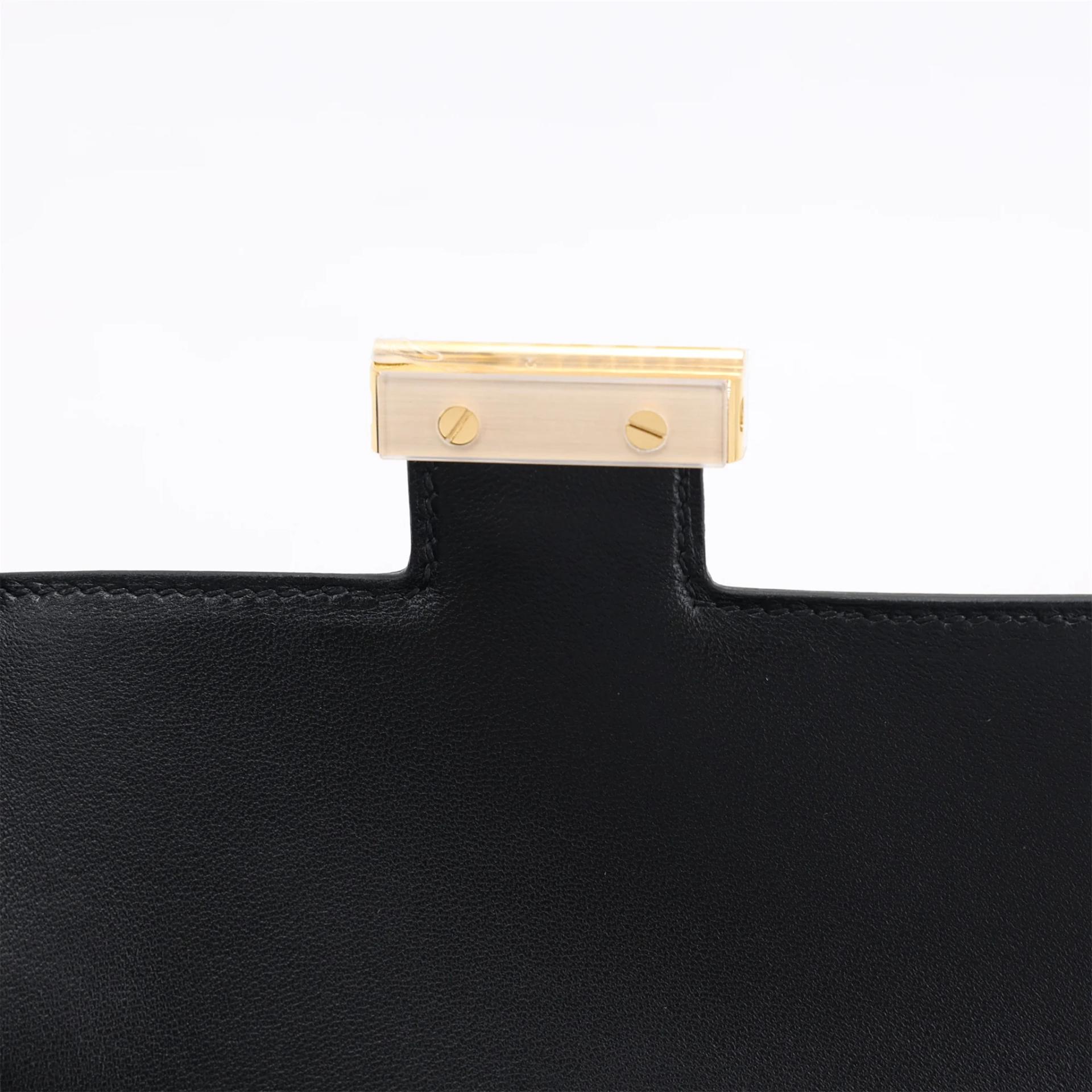 ランク N 新品 HERMÈS エルメス コンスタンス ミニ 19 ミラー ブラック (89) エプソン ゴールド金具 G刻印 (2026) - 10