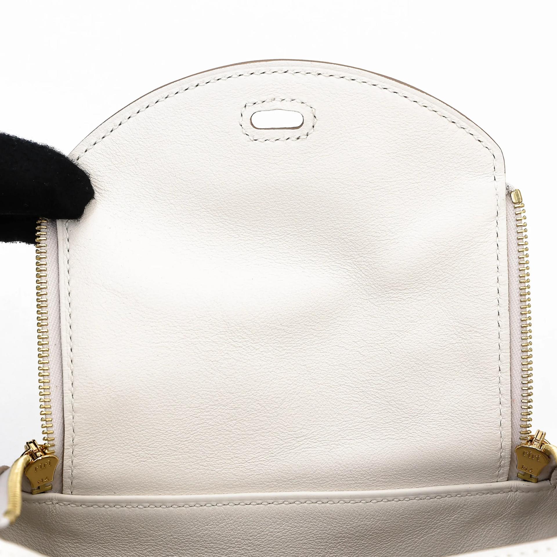 Unused ( Rank NS ) HERMÈS Mini Lindy II Touch Gris Perle (80) Beton (8L) Swift Matte Alligator Gold hardware W (2024) - 14