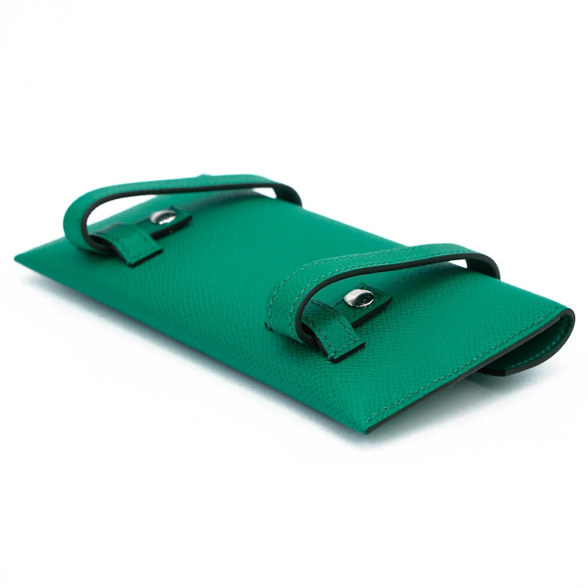 ランク NS 未使用品 HERMÈS エルメス 限定品 ケリードール ピクト ヴェールフィズ (0S) ナタ (I2) ローズテキサス (0E) ヴェールジェイド (O6) エプソン シルバー金具 B刻印 (2023) - 25