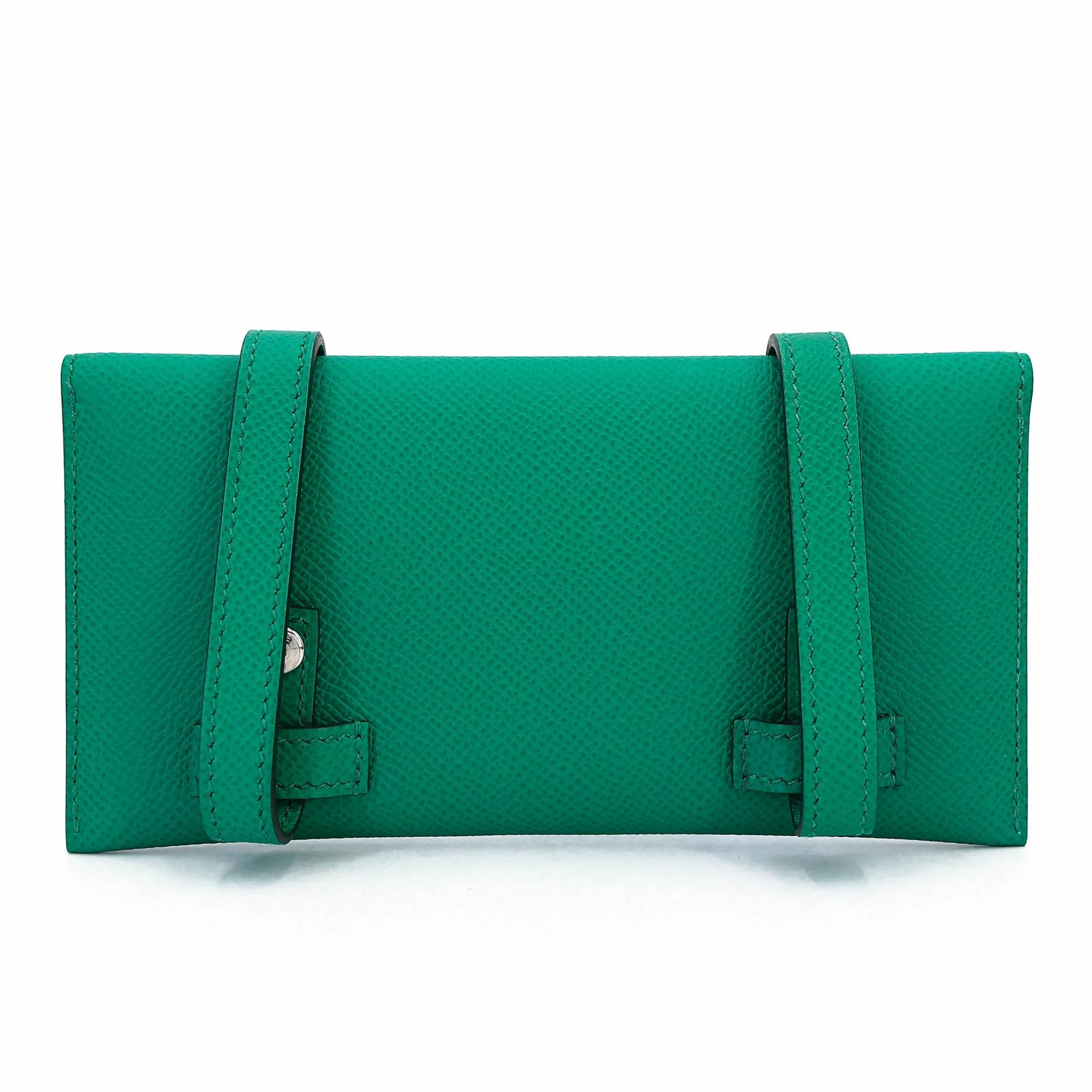 ランク NS 未使用品 HERMÈS エルメス 限定品 ケリードール ピクト ヴェールフィズ (0S) ナタ (I2) ローズテキサス (0E) ヴェールジェイド (O6) エプソン シルバー金具 B刻印 (2023) - 22