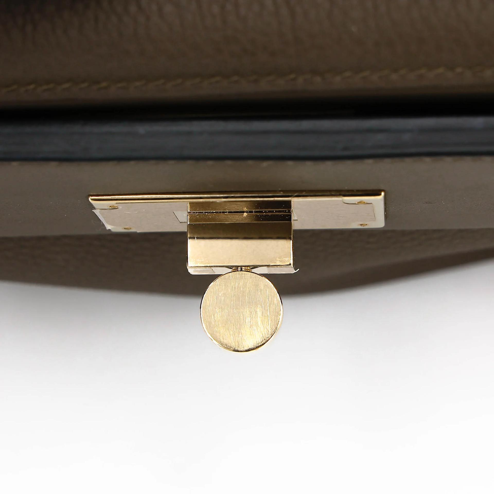 Very Good ( Rank A) HERMÈS 24/24 - 29 Vert Loden (V8) Togo Swift Palladium hardware G (2026) - 17