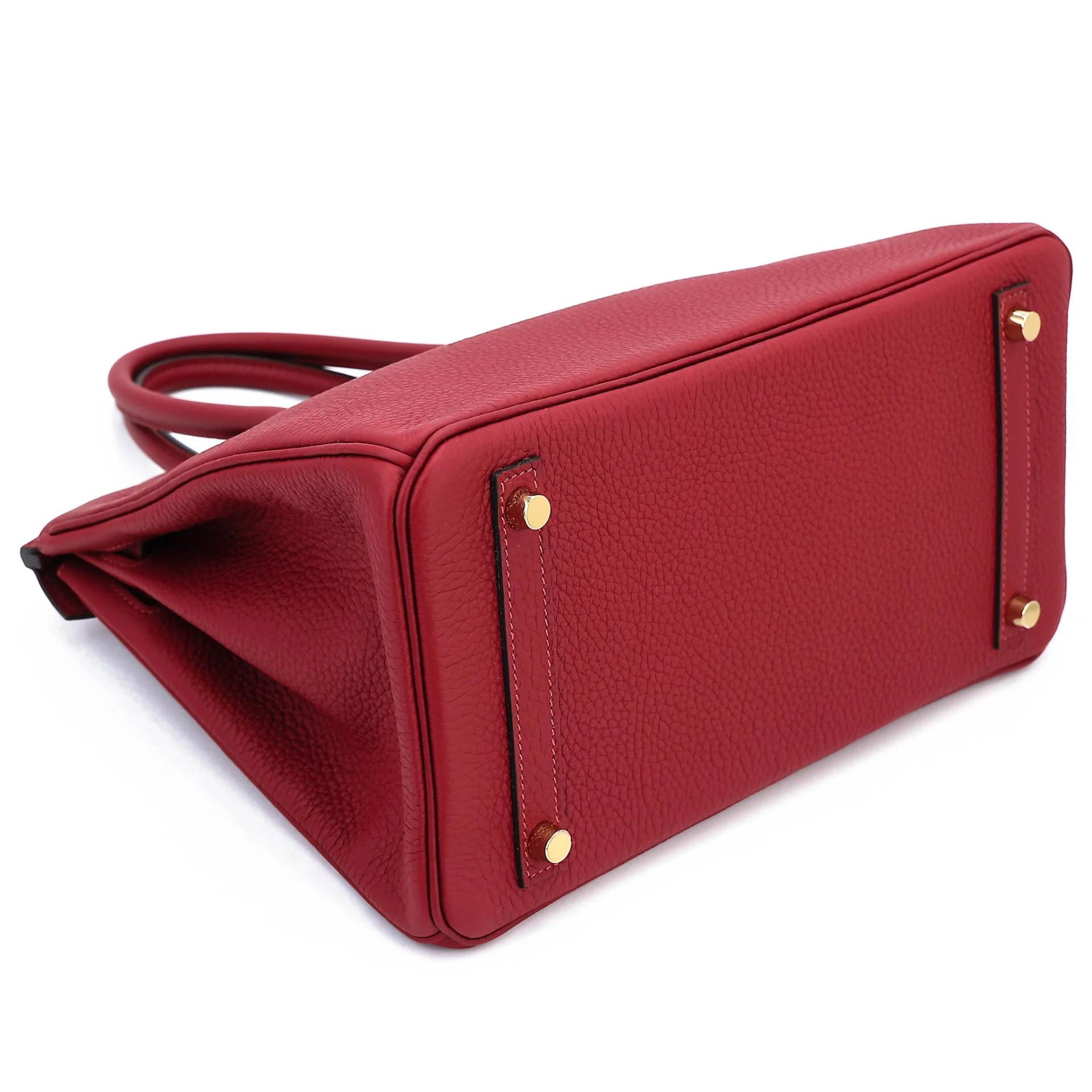 ランク NS 未使用品 HERMÈS エルメス バーキン30 ルージュグレナ (K1) トリヨン ゴールド金具 A刻印 (2017) - 7