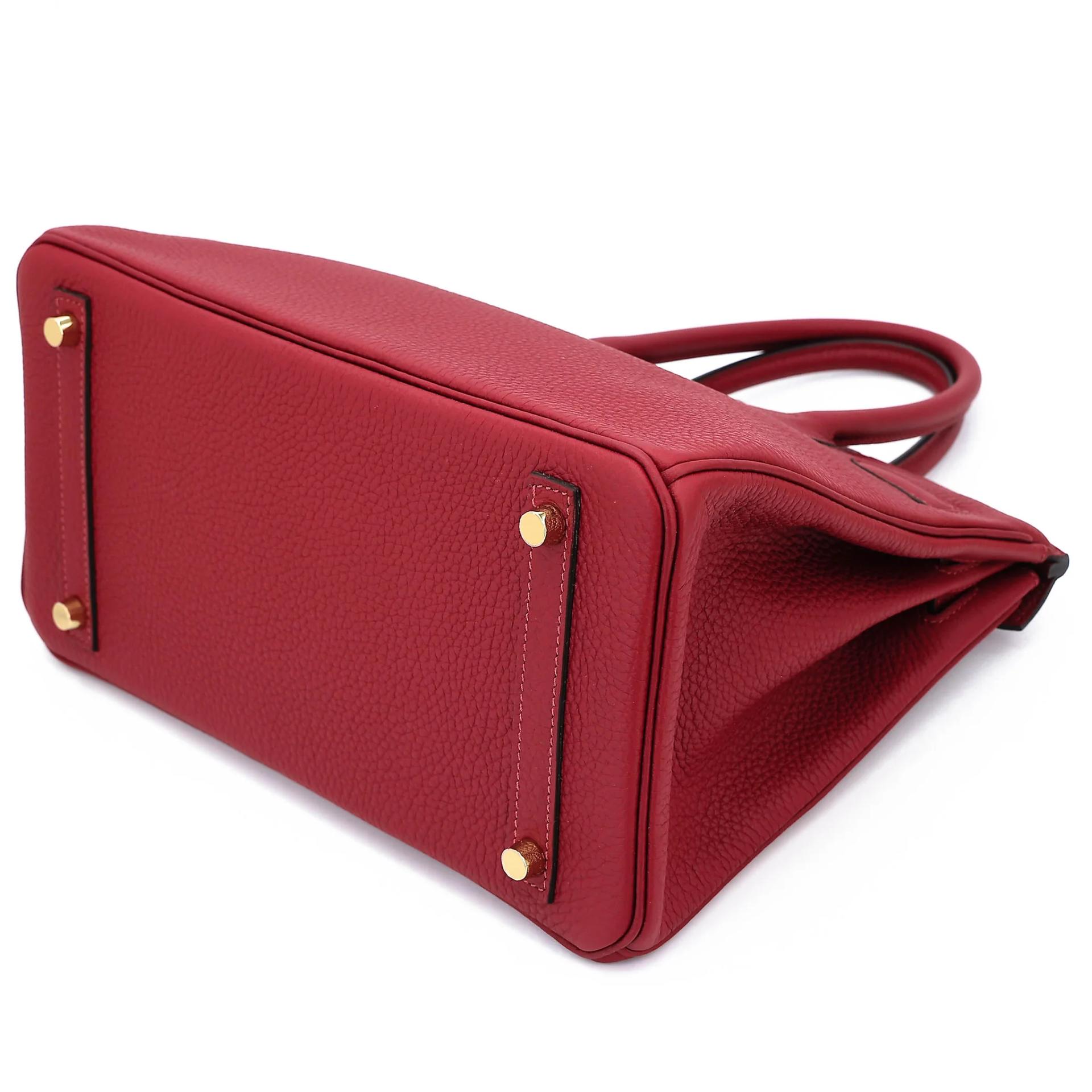 ランク NS 未使用品 HERMÈS エルメス バーキン30 ルージュグレナ (K1) トリヨン ゴールド金具 A刻印 (2017) - 6