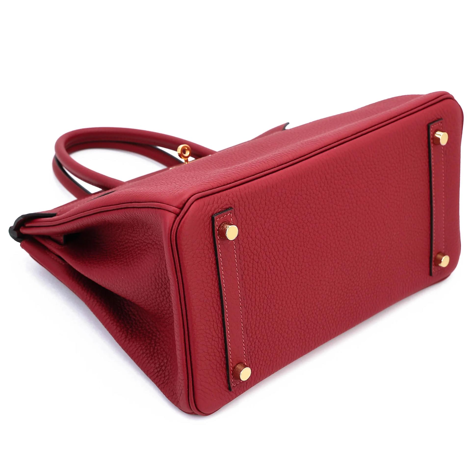 ランク NS 未使用品 HERMÈS エルメス バーキン30 ルージュグレナ (K1) トリヨン ゴールド金具 A刻印 (2017) - 5