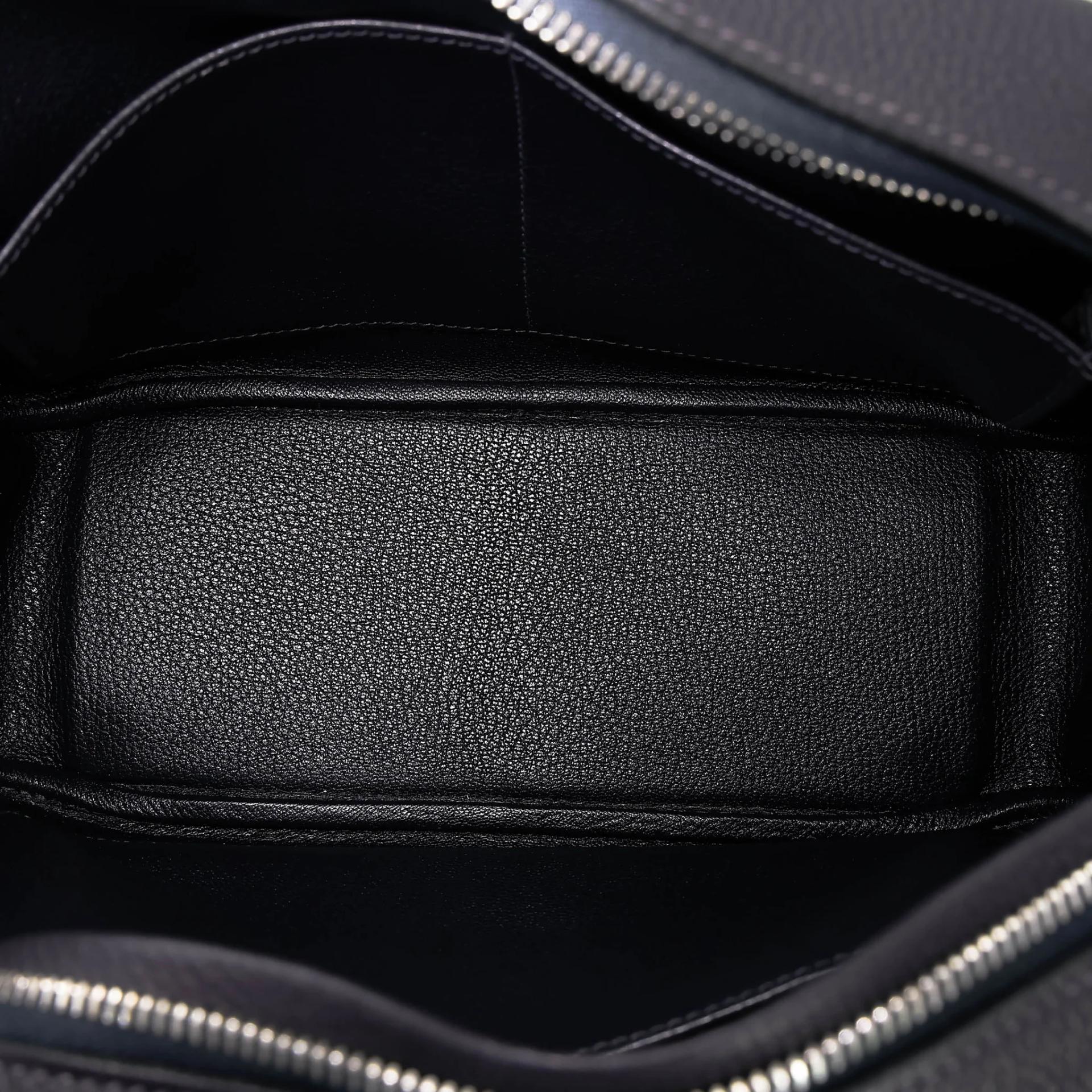 ランク A HERMÈS エルメス 限定品 プリュム 28 ブルー ヴィブラート シルバー金具 □G刻印 (2003) - 19