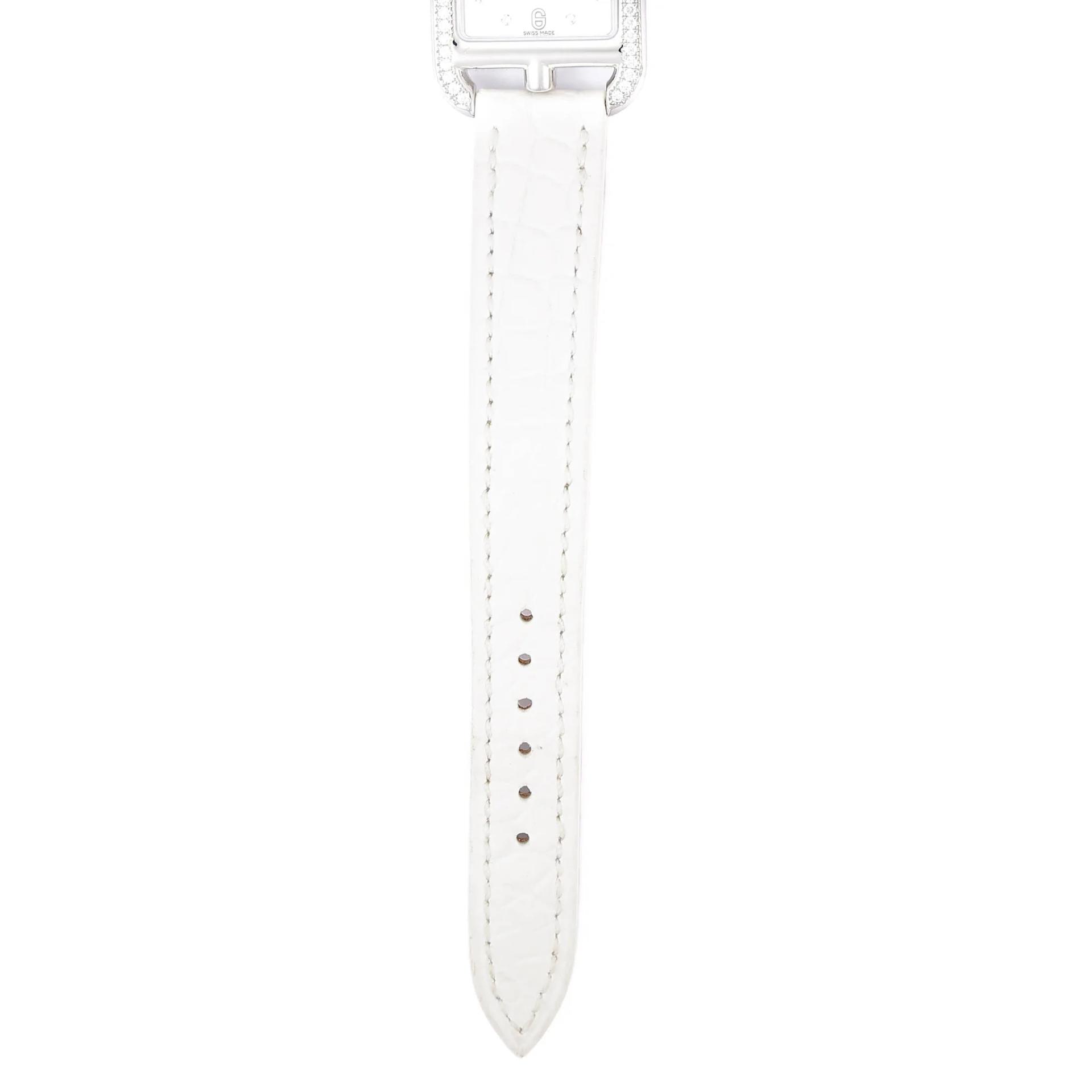 ランク NS 未使用品 HERMÈS エルメス 腕時計 ケープコッド 31 mm ホワイト (01) ダイヤモンド クロコダイル アリゲーター シルバー金具 不明 - 4