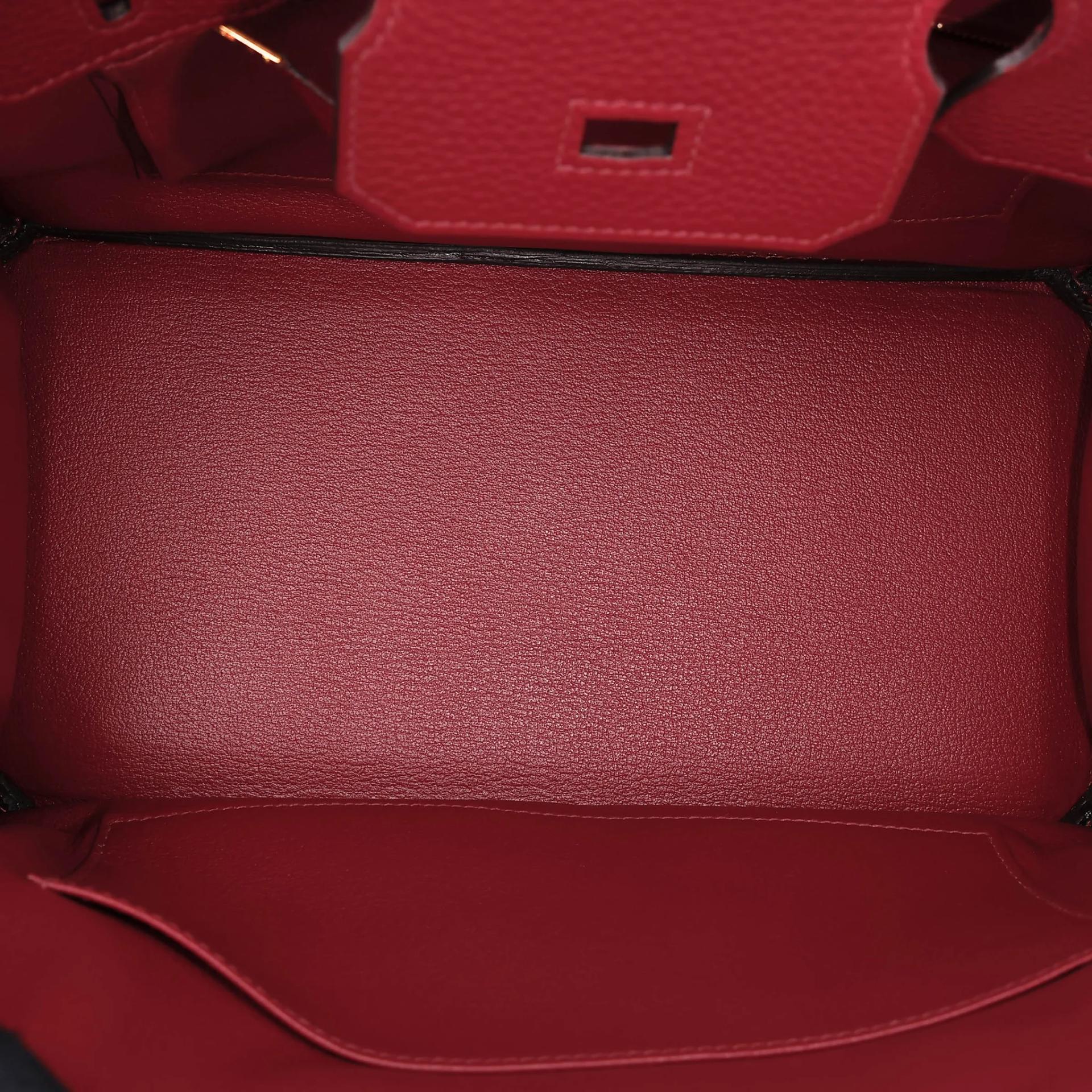 ランク NS 未使用品 HERMÈS エルメス バーキン30 ルージュグレナ (K1) トリヨン ゴールド金具 A刻印 (2017) - 17