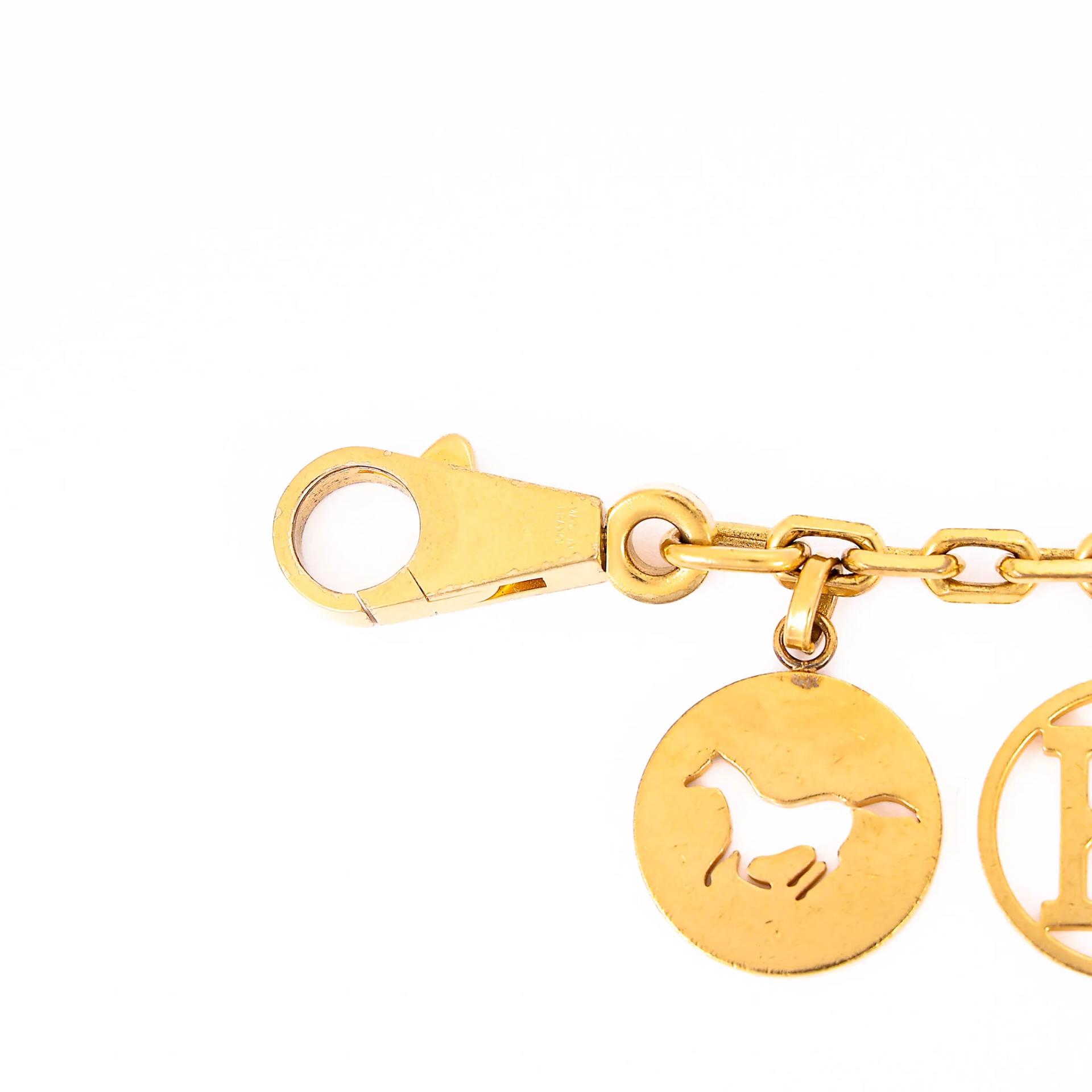 ランク A HERMÈS エルメス アミュレット4 "ブルロック" バッグチャーム キーチェーン ゴールド ゴールド金具 - 4