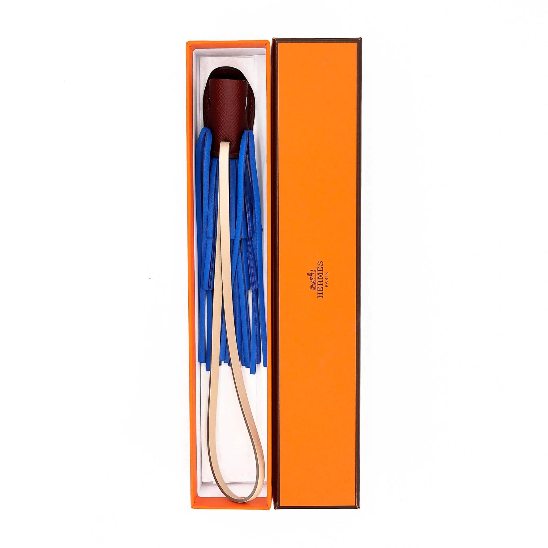 ランク N 新品 HERMÈS エルメス Poisson フィッシュチャーム ルージュアッシュ (55) ブルーイドラ (T7) クレ (10) エプソン アニョーミロ G刻印 (2026) - 10