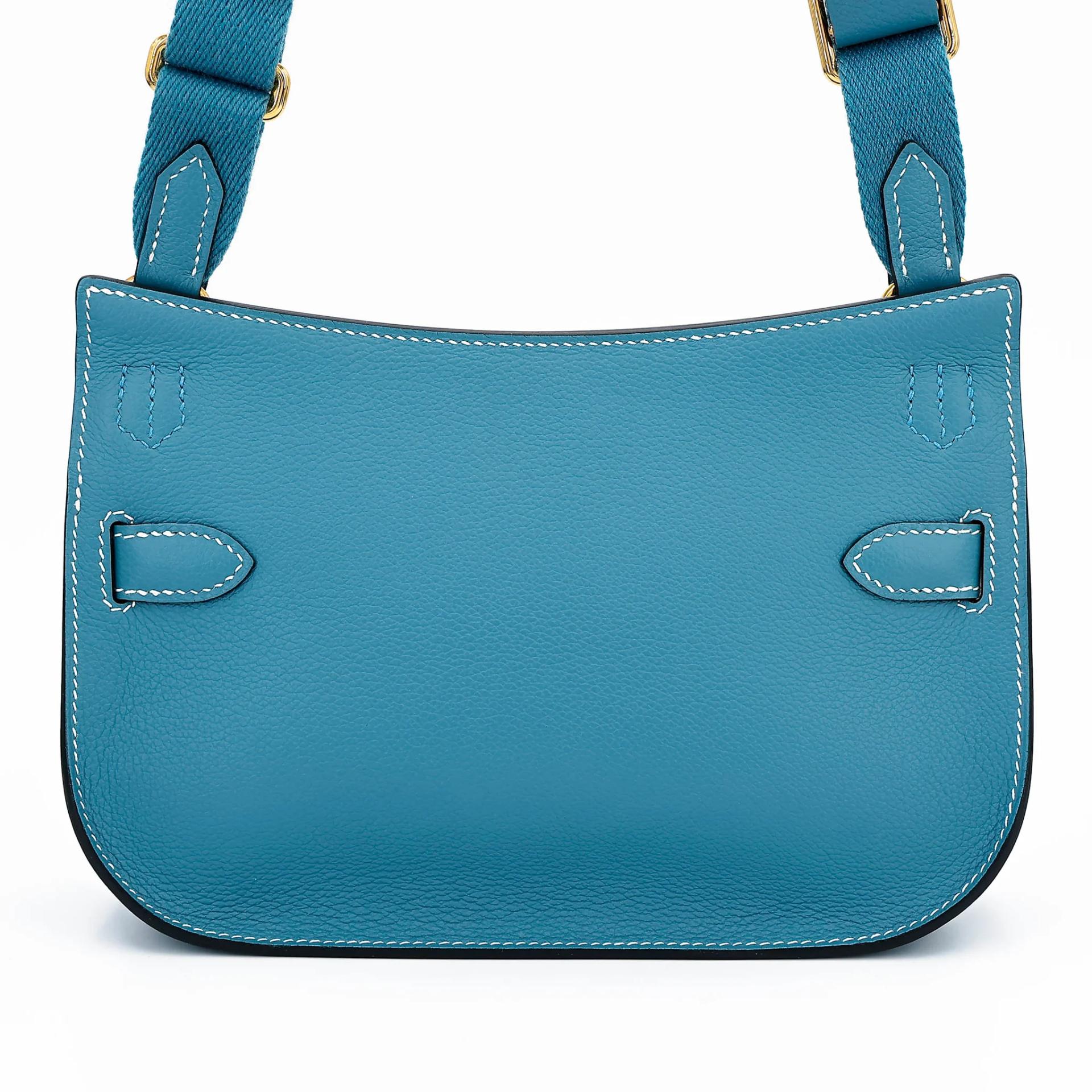ランク SA HERMÈS エルメス ジプシエールミニ ニューブルージーン (D2) エバーカラー ゴールド金具 B刻印 (2023) - 2