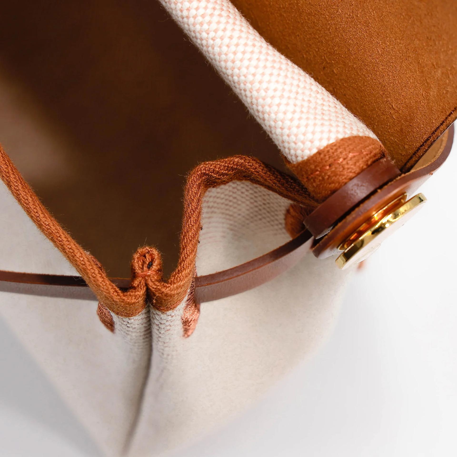 ランク N 新品 HERMÈS エルメス エールバッグジップ ミニ 20 フォーブ (34) トワルアッシュ ヴァッシュハンター ゴールド金具 W刻印 (2024) - 16